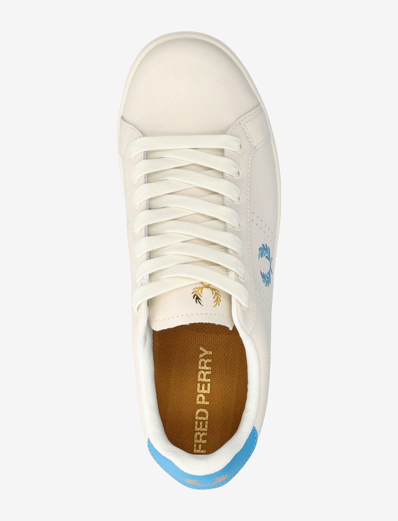 Fred Perry - B721 LEATHER - ecru - 3