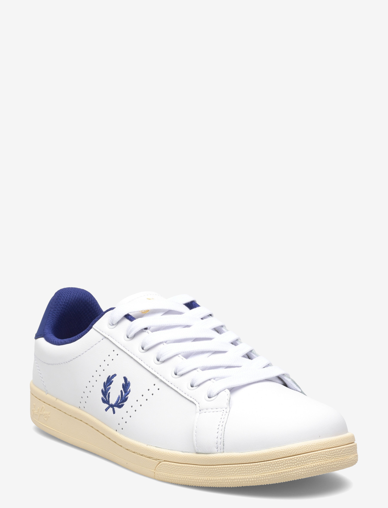 Fred Perry - B721 LEATHER - niedriger schnitt - white - 0