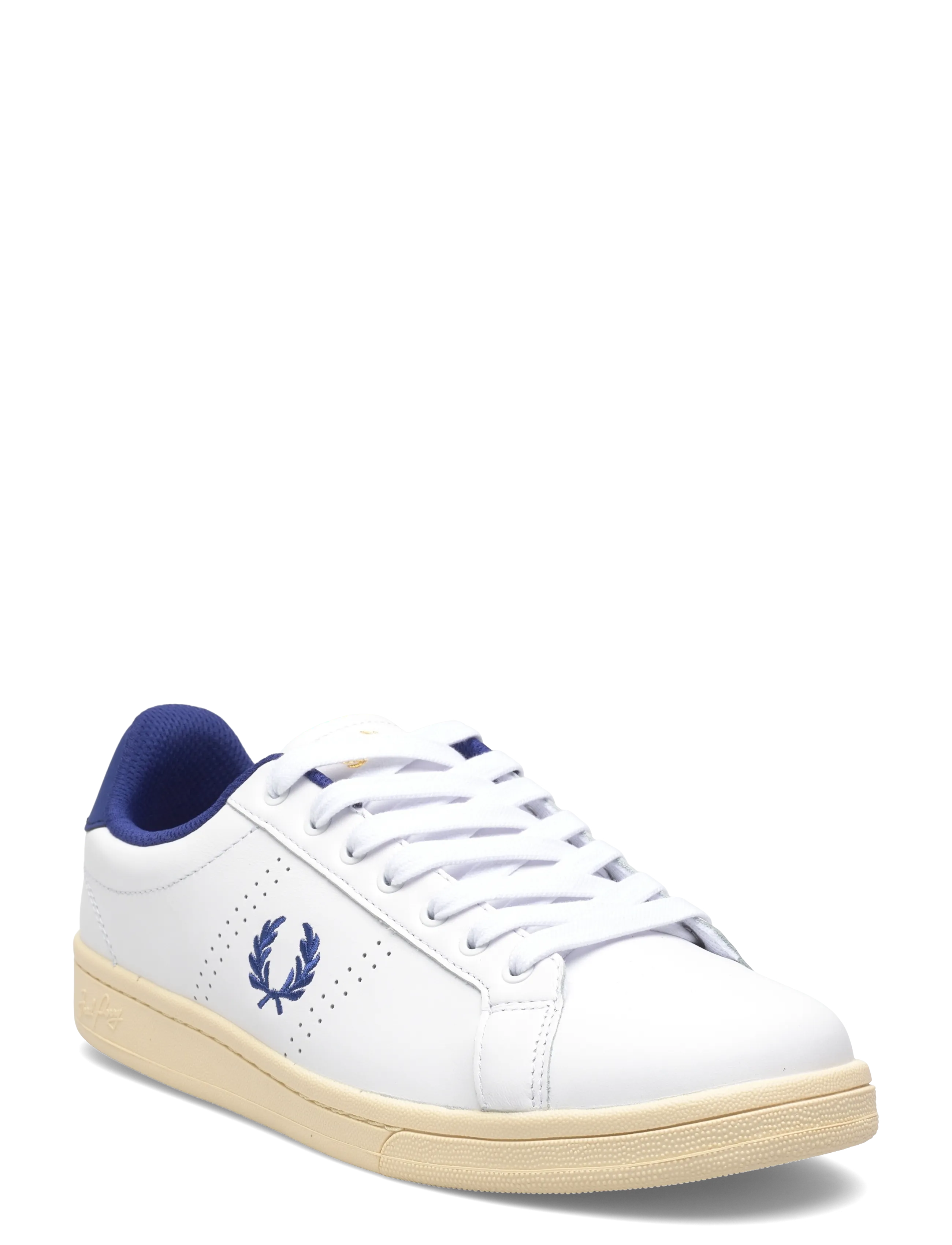 Fred Perry B721 LEATHER - Shoes - WHITE / white