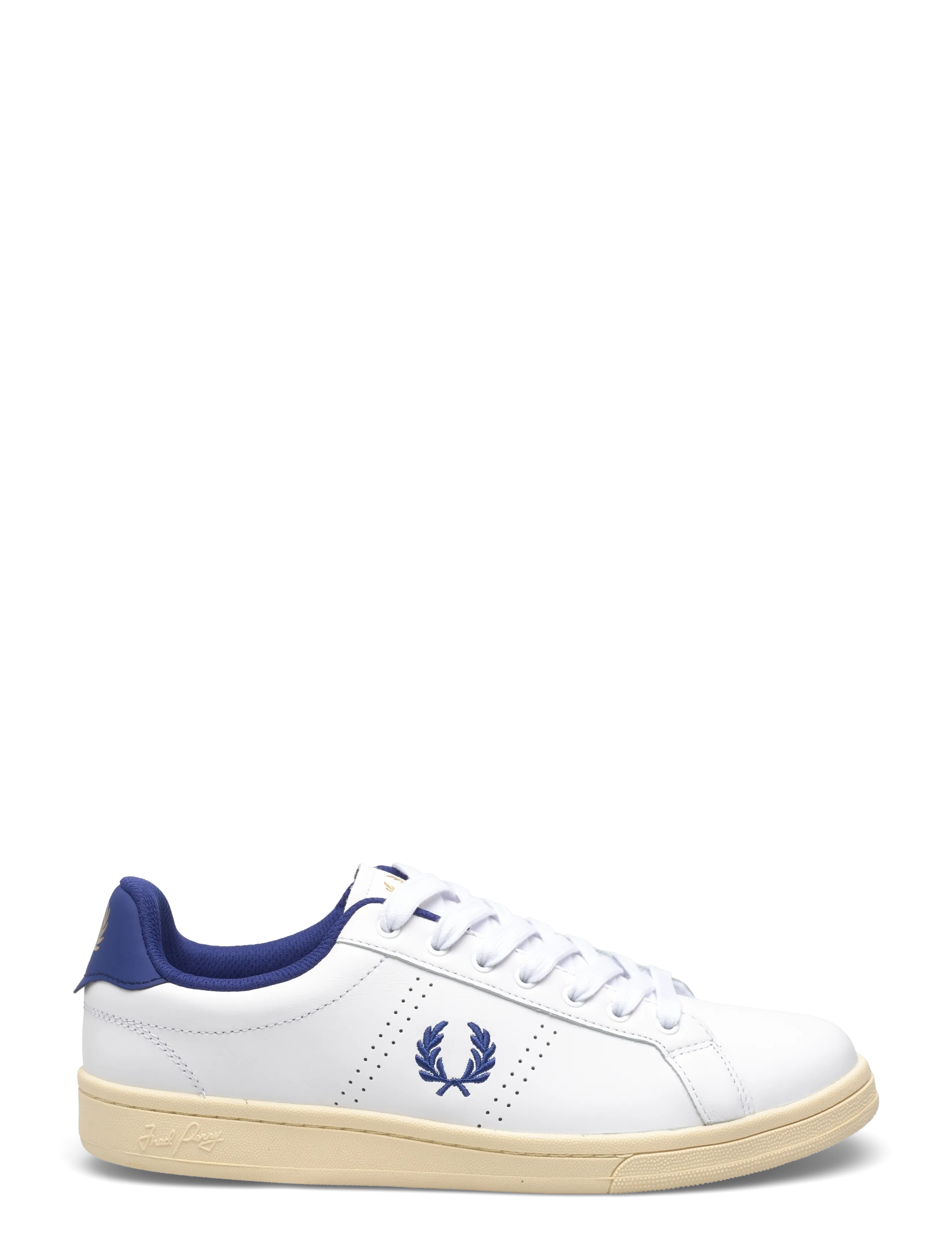 Fred Perry - B721 LEATHER - niedriger schnitt - white - 1