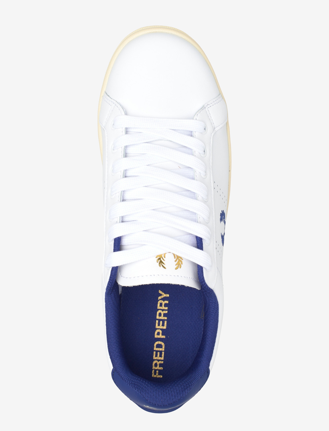 Fred Perry - B721 LEATHER - niedriger schnitt - white - 3