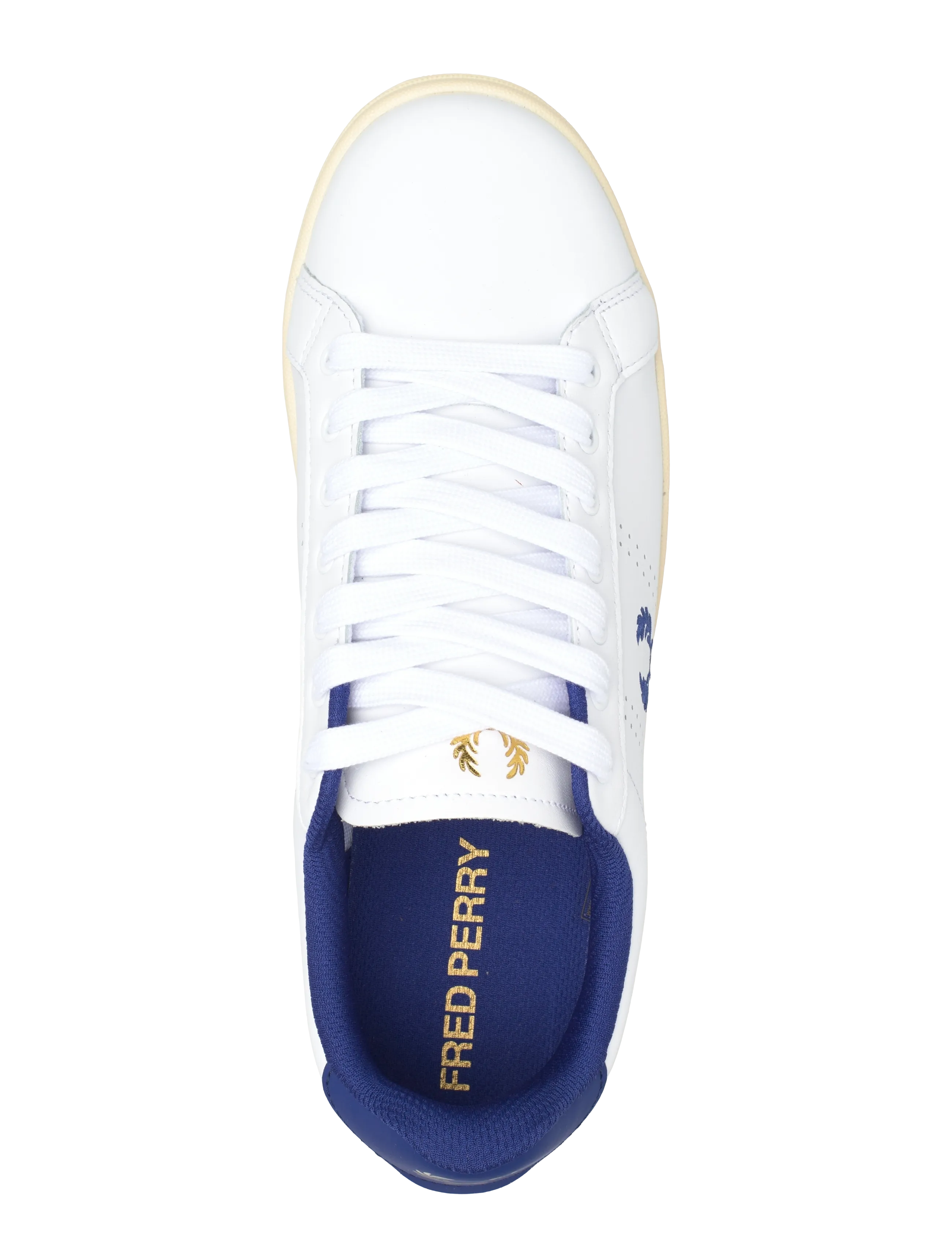 Fred Perry - B721 LEATHER - niedriger schnitt - white - 3