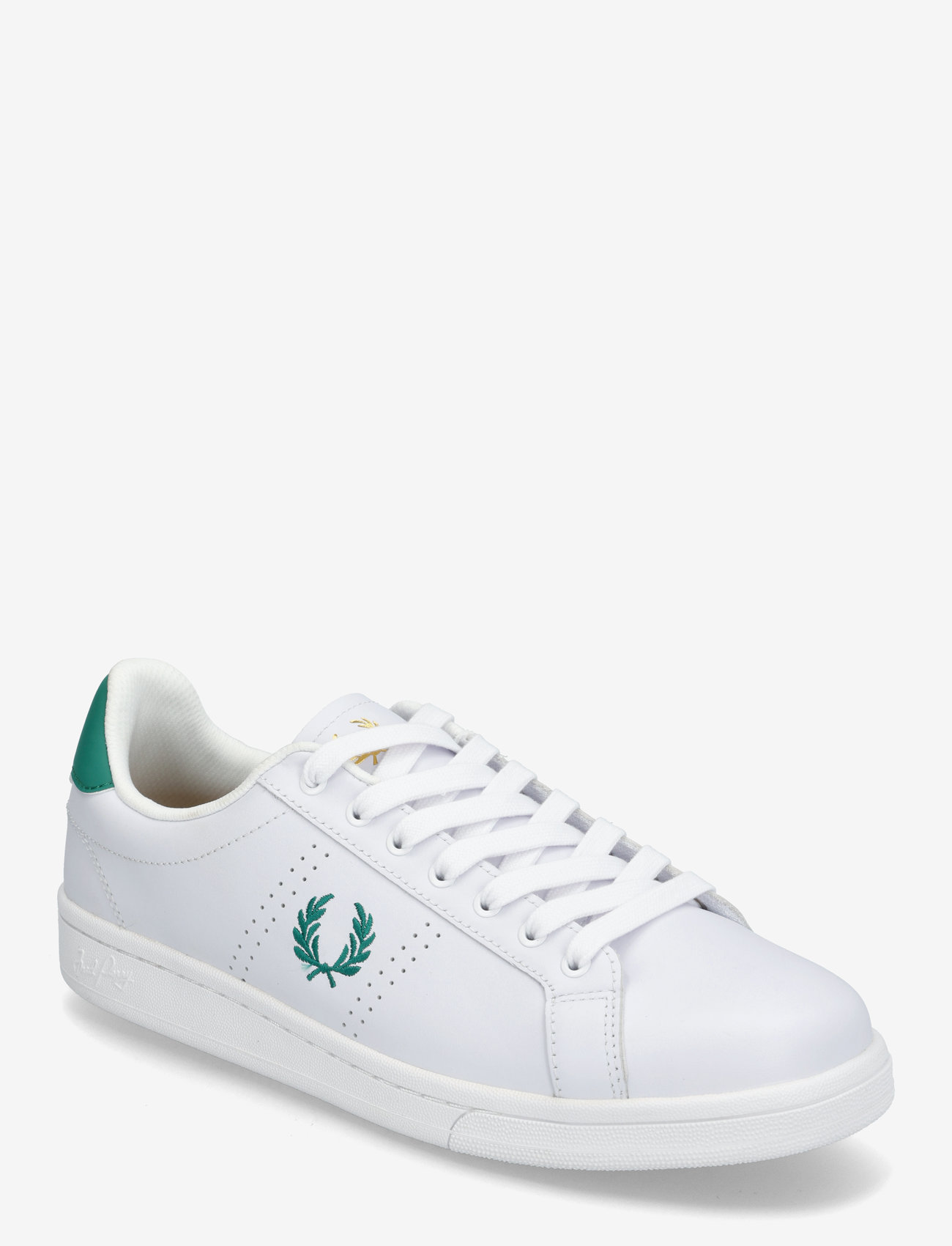Fred Perry - B721 LEATHER - white - 0