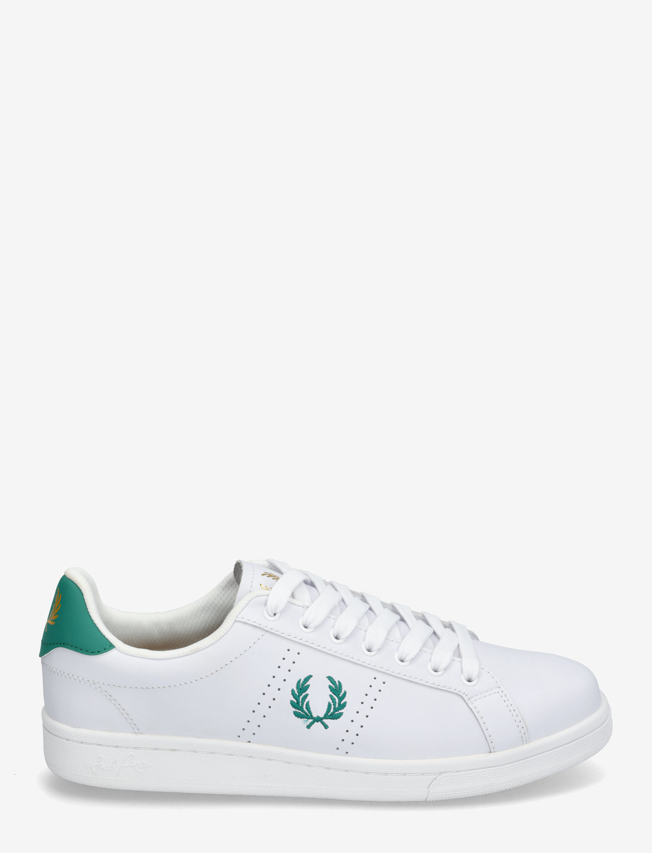 Fred Perry - B721 LEATHER - white - 1