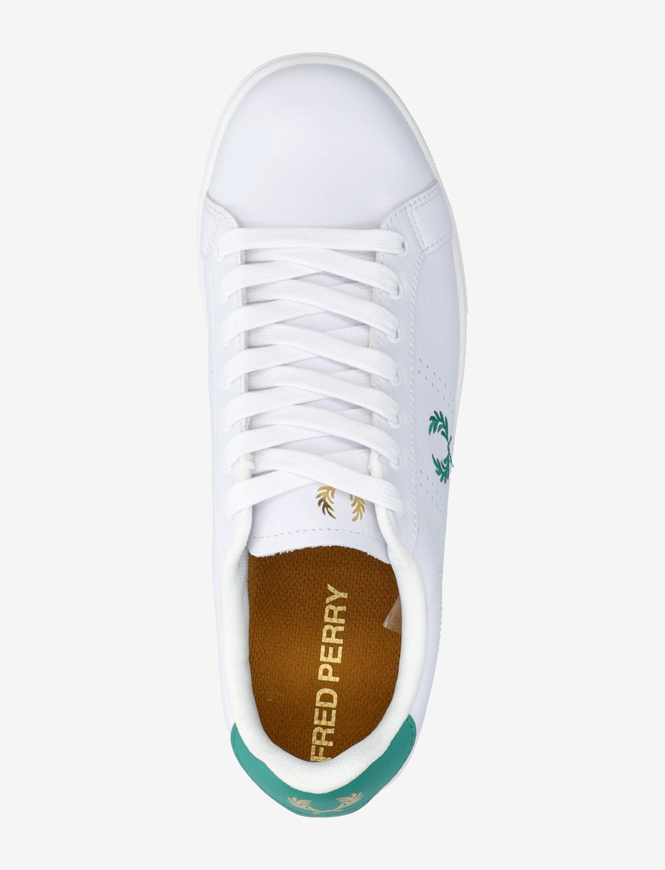 Fred Perry - B721 LEATHER - white - 3