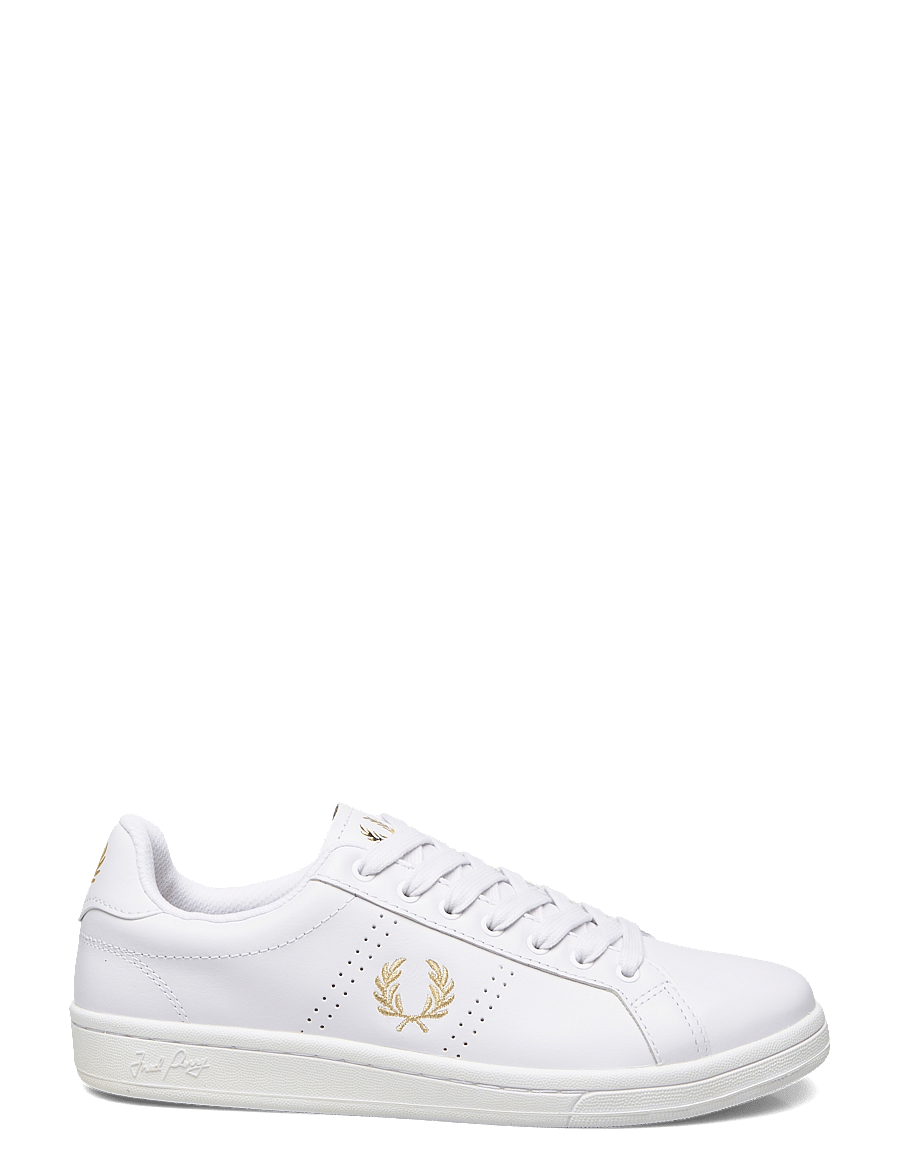 Fred Perry - B721 LEATHER - sneakers med lavt skaft - white/m gold - 1