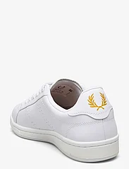 Fred Perry - B721 LEATHER - lav ankel - white/m gold - 2