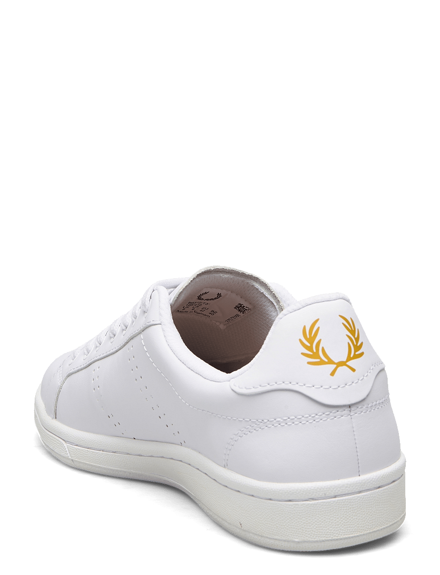 Fred Perry - B721 LEATHER - sneakers med lavt skaft - white/m gold - 2