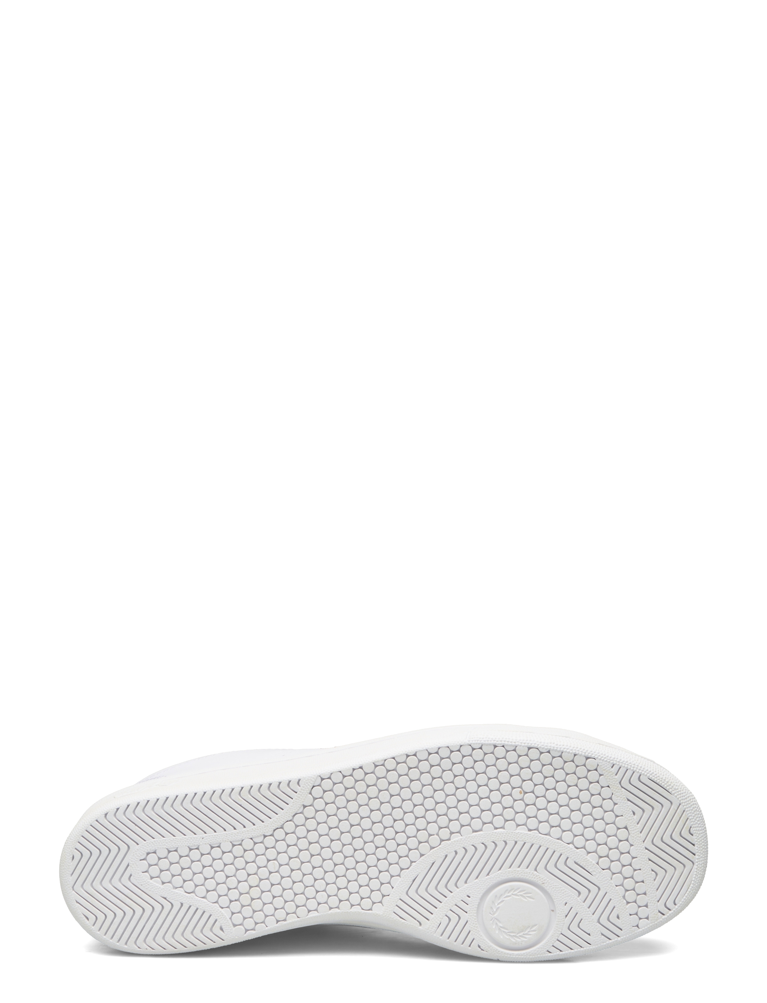 Fred Perry - B721 LEATHER - madala säärega tossud - white/m gold - 4