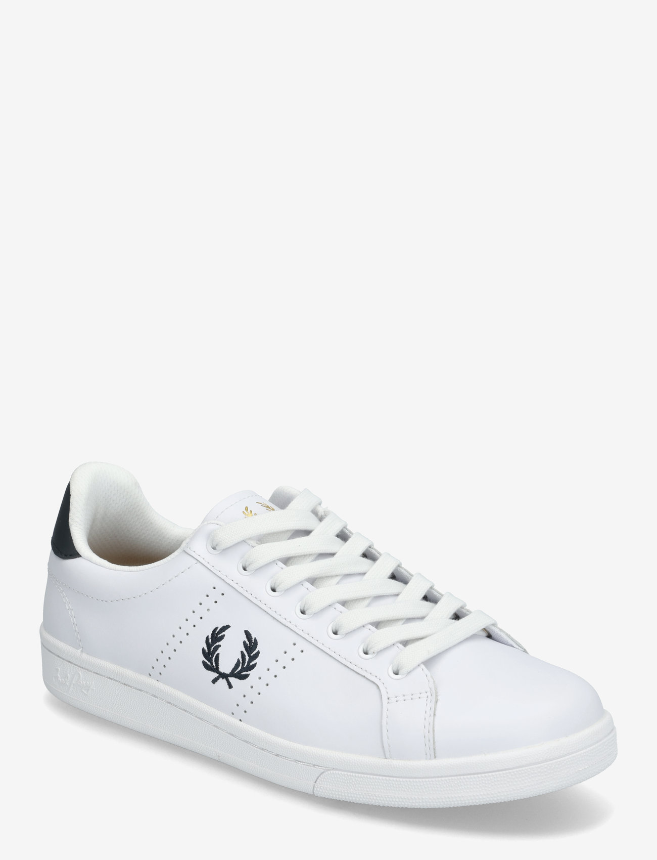 Fred Perry - B721 LEATHER - niedriger schnitt - white/navy - 0