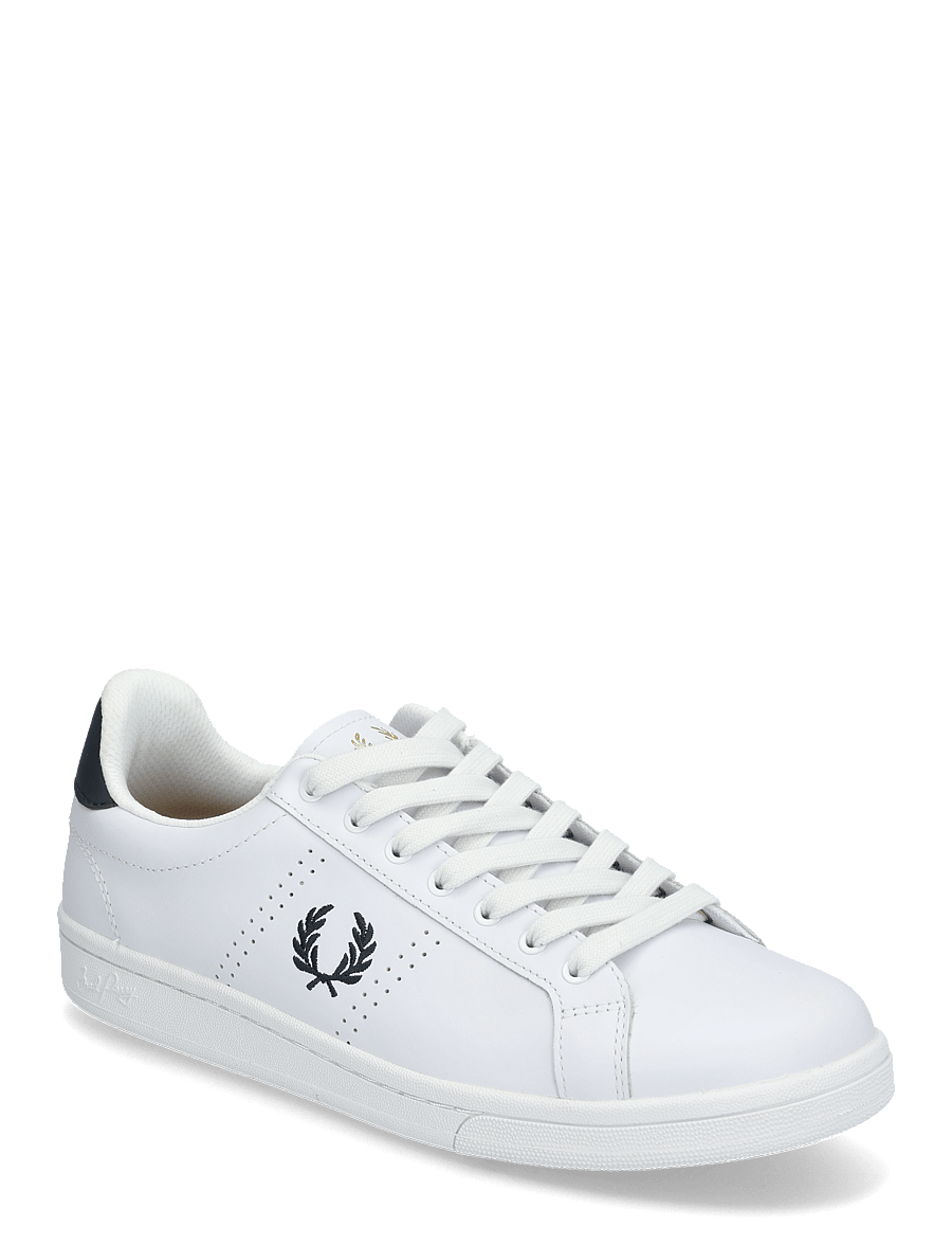 Fred Perry - B721 LEATHER - low-top sneaker - white/navy - 0