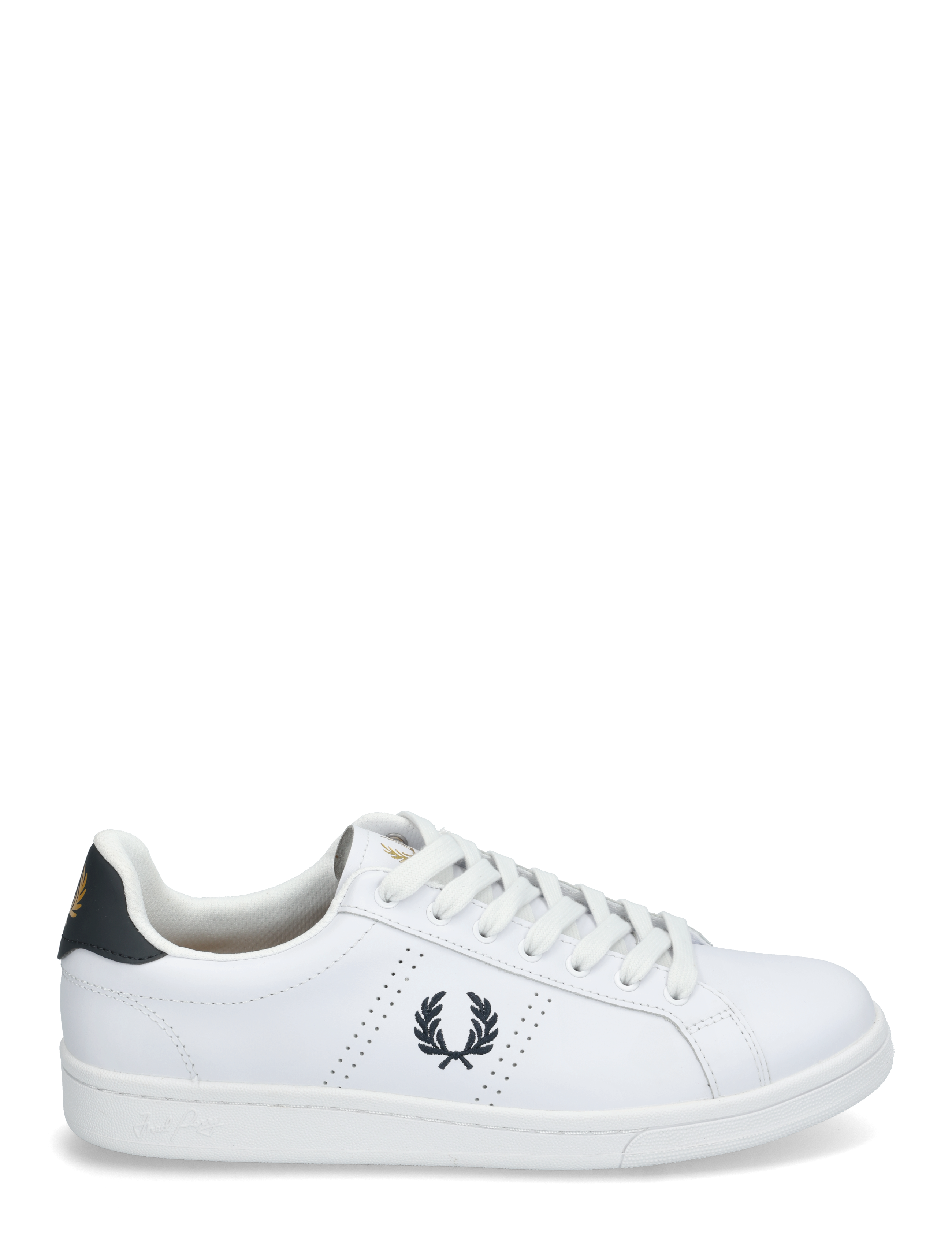 Fred Perry - B721 LEATHER - sneakers med lavt skaft - white/navy - 1