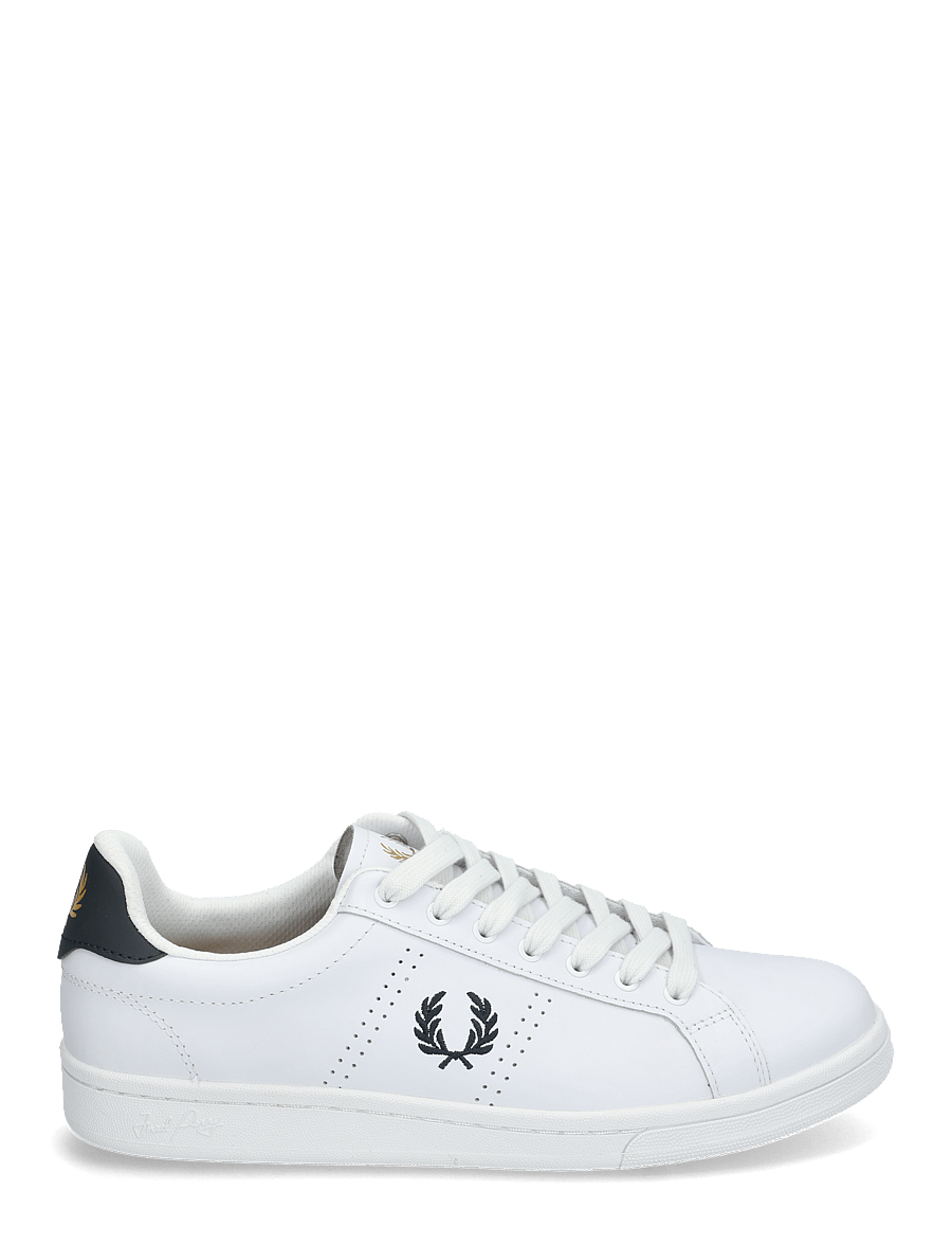 Fred Perry - B721 LEATHER - low-top sneaker - white/navy - 1