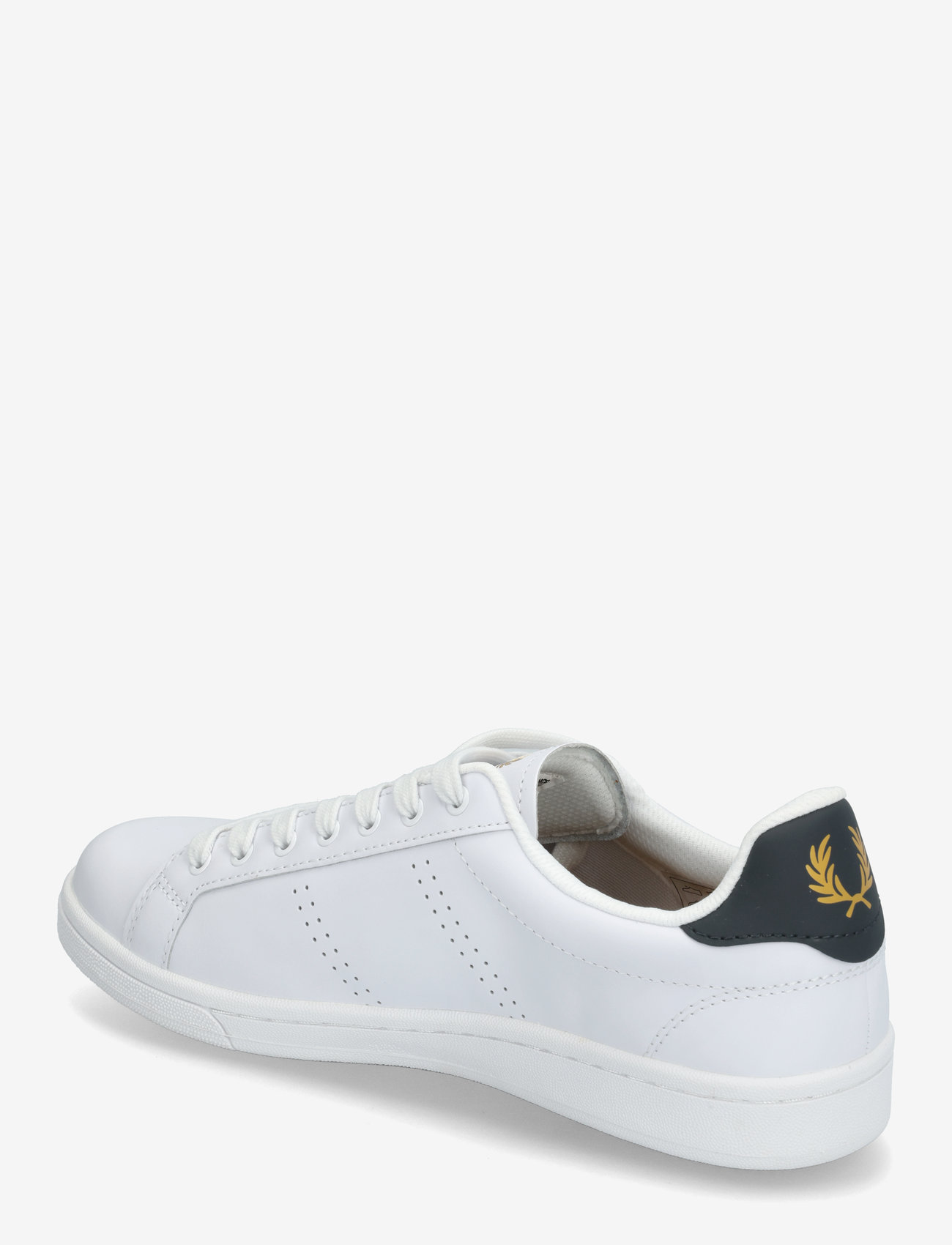 Fred Perry - B721 LEATHER - niedriger schnitt - white/navy - 2