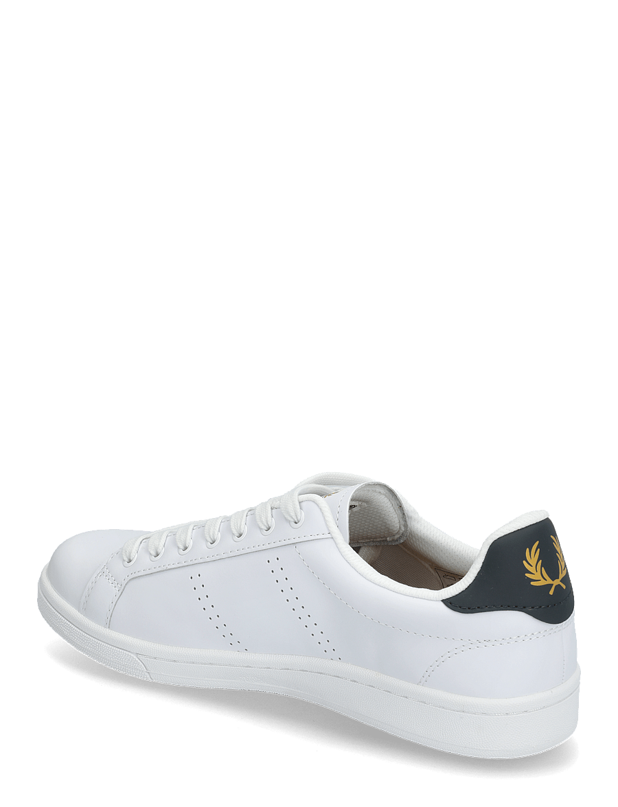 Fred Perry - B721 LEATHER - low-top sneaker - white/navy - 2