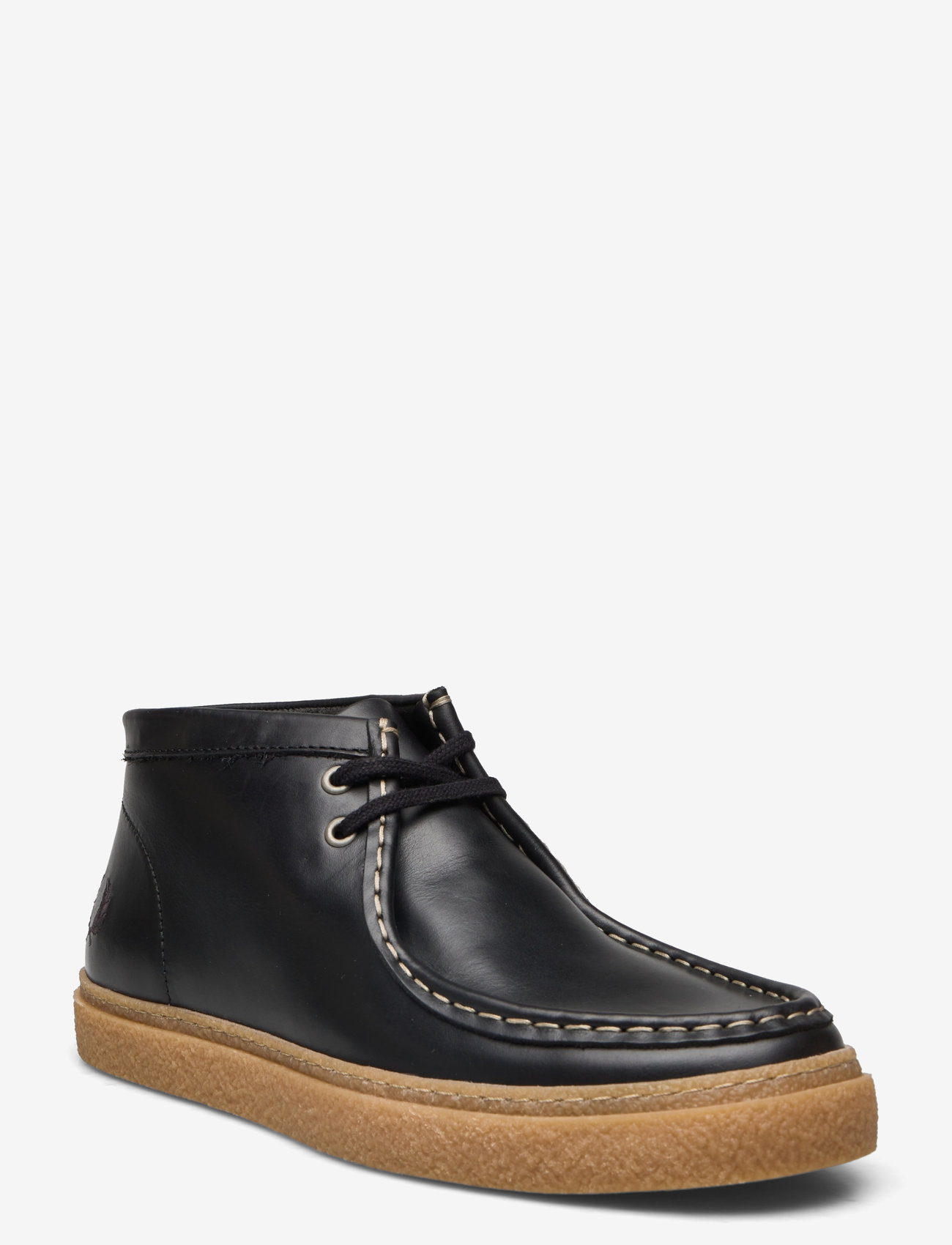 Fred Perry - DAWSON MID OIL PULL UP LTHR - desert boots - black - 0