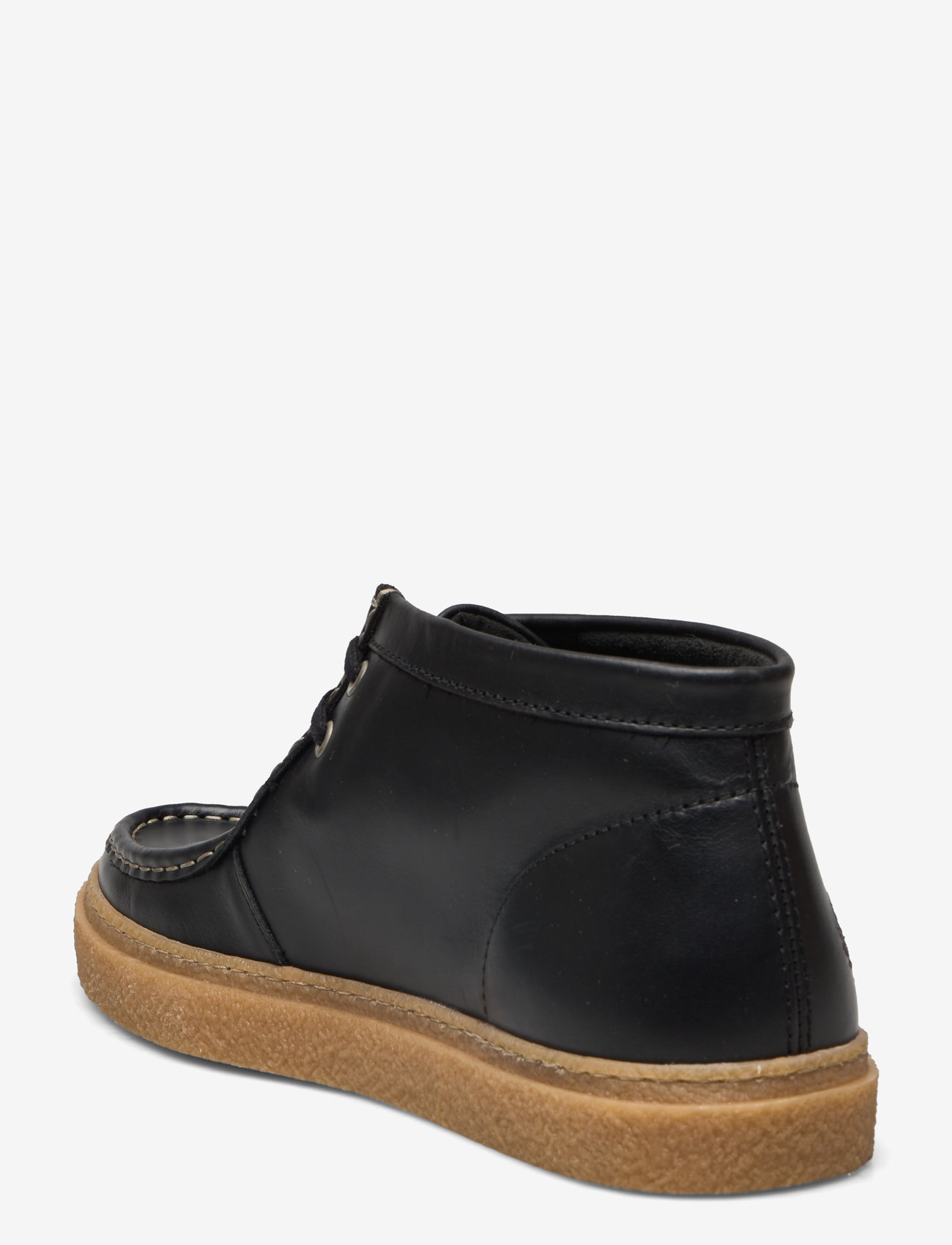 Fred Perry - DAWSON MID OIL PULL UP LTHR - desert boots - black - 2