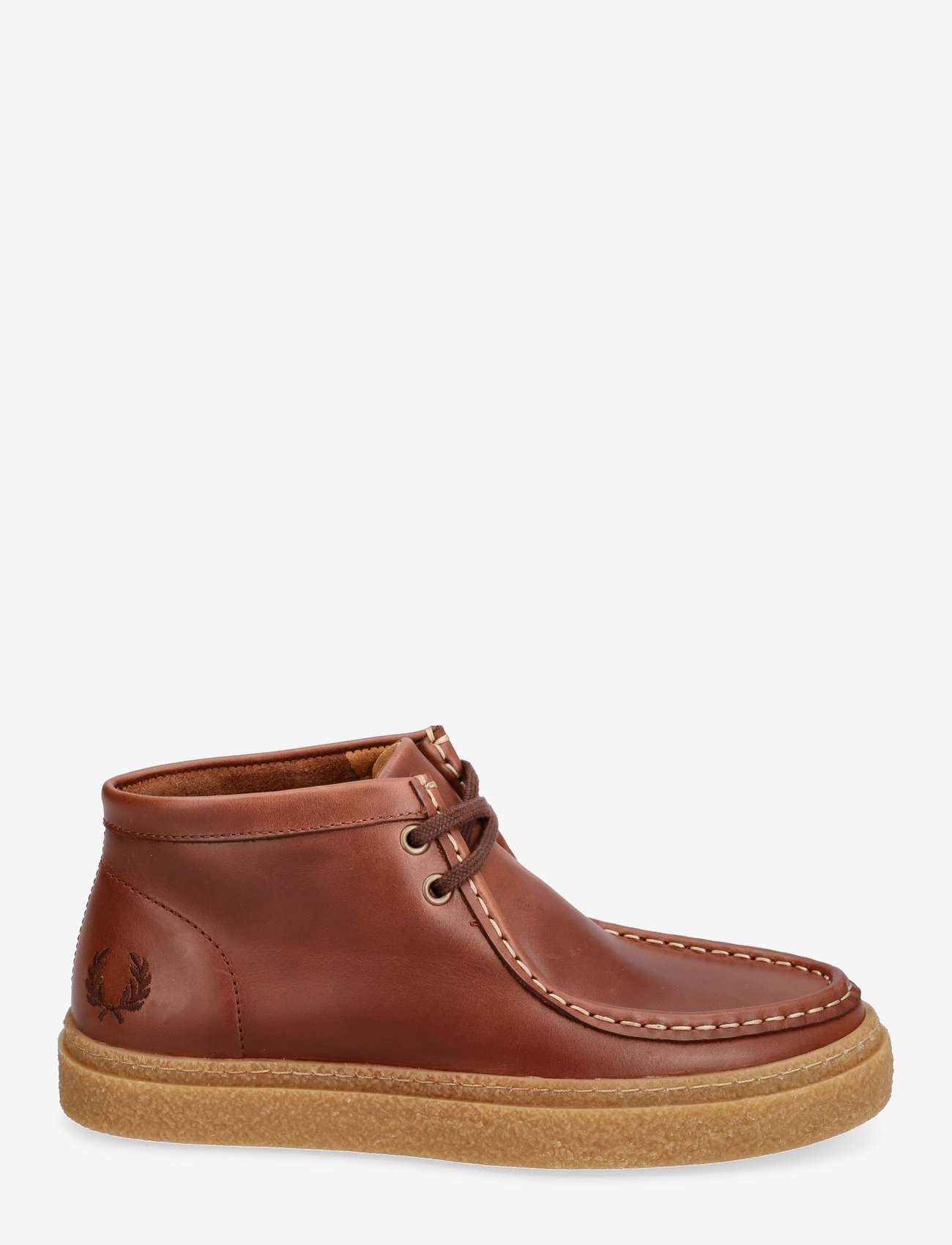 Fred Perry - DAWSON MID OIL PULL UP LTHR - hohe sneakers - whisky brown - 1