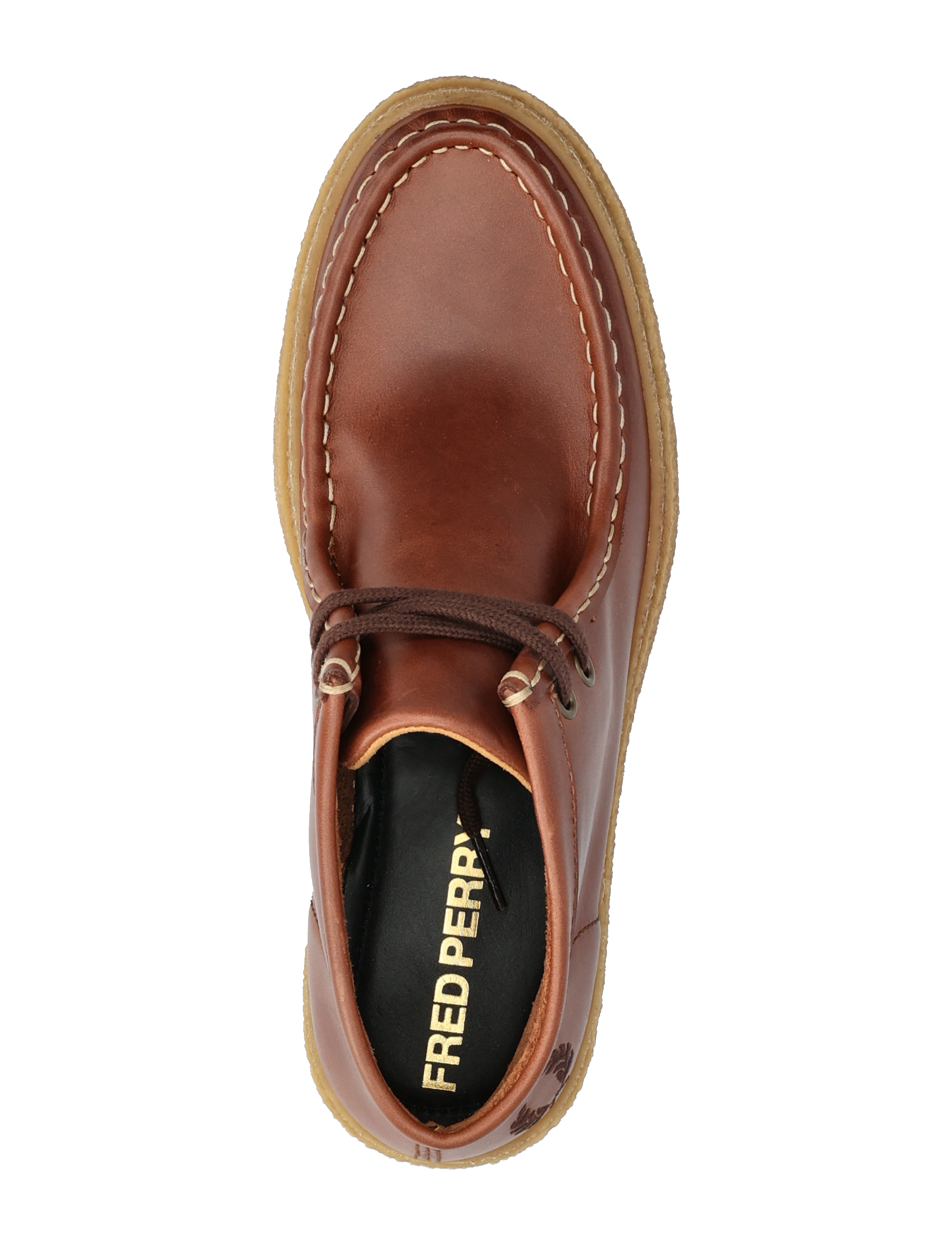 Fred Perry - DAWSON MID OIL PULL UP LTHR - whisky brown - 3