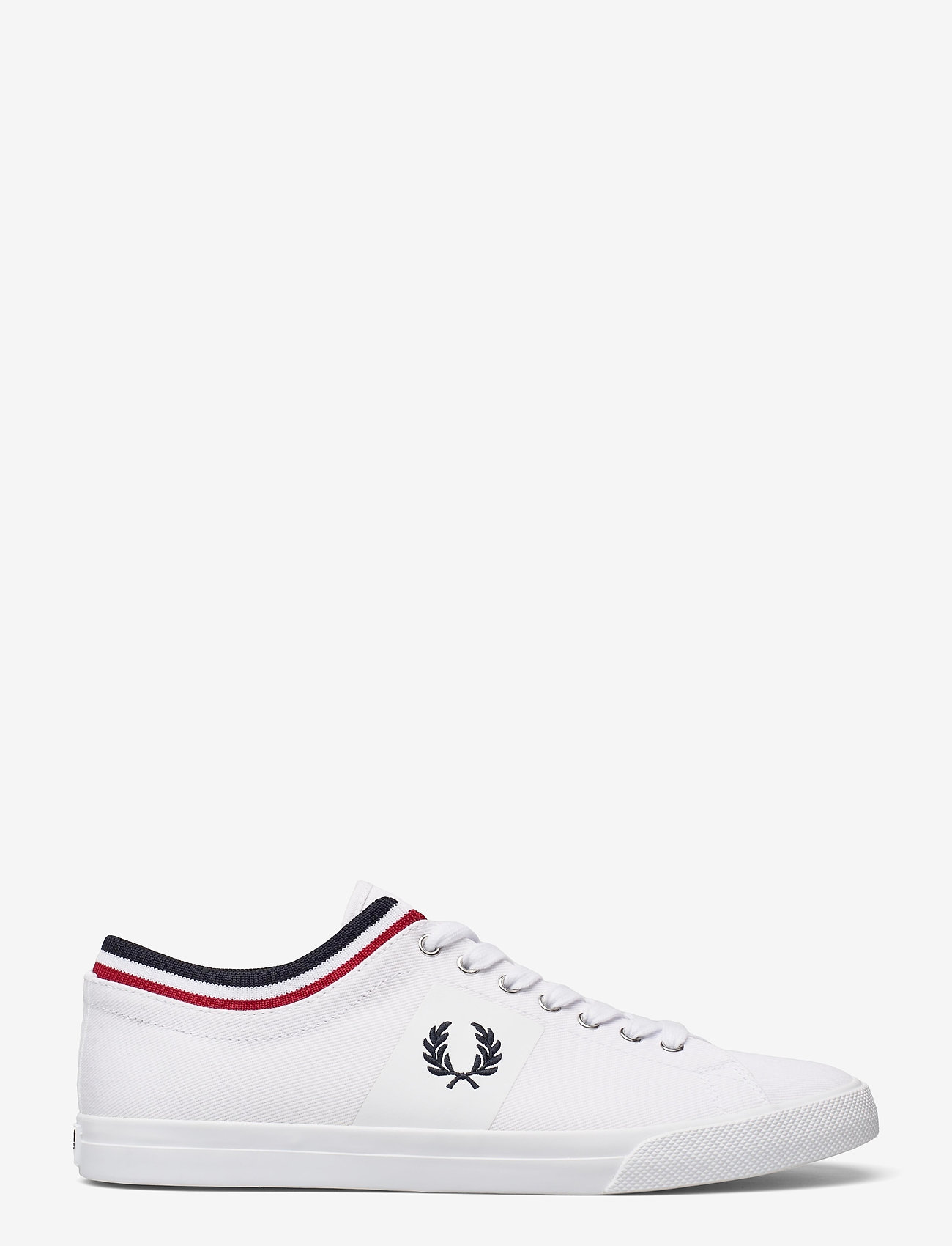 Fred Perry - UNDERS TIP CUFF TWILL - lave sneakers - white - 1