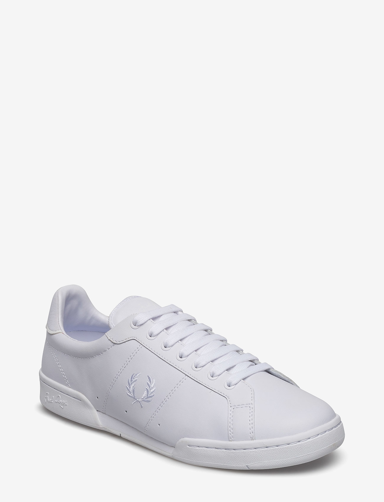 Fred Perry - B7222 LEATHER - white/white - 0