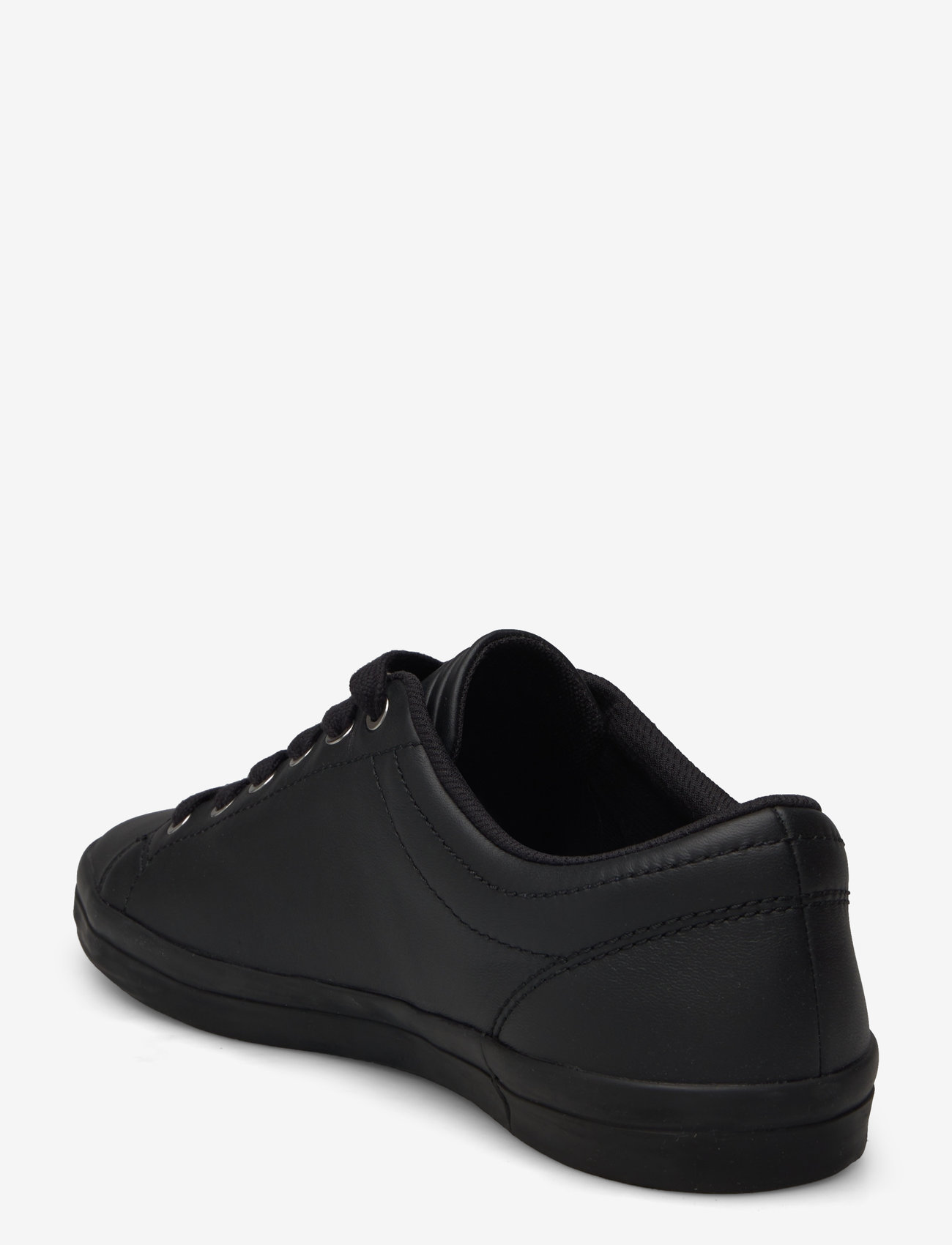 Fred Perry - BASELINE LEATHER - low tops - black/laurel w green - 2