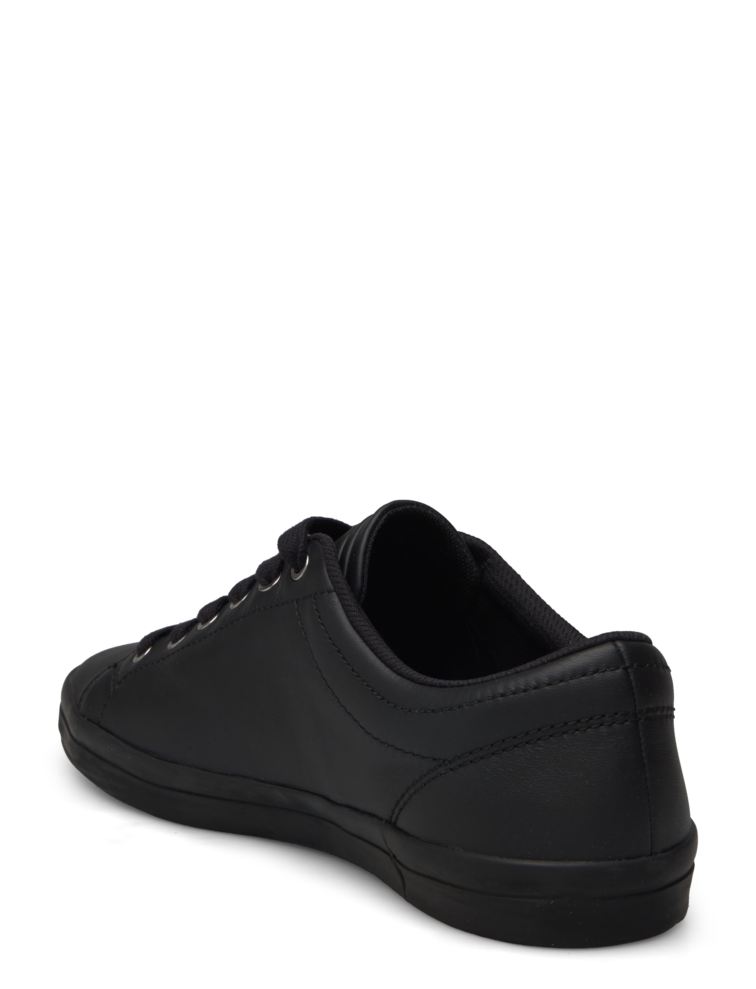 Fred Perry - BASELINE LEATHER - män - black/laurel w green - 2