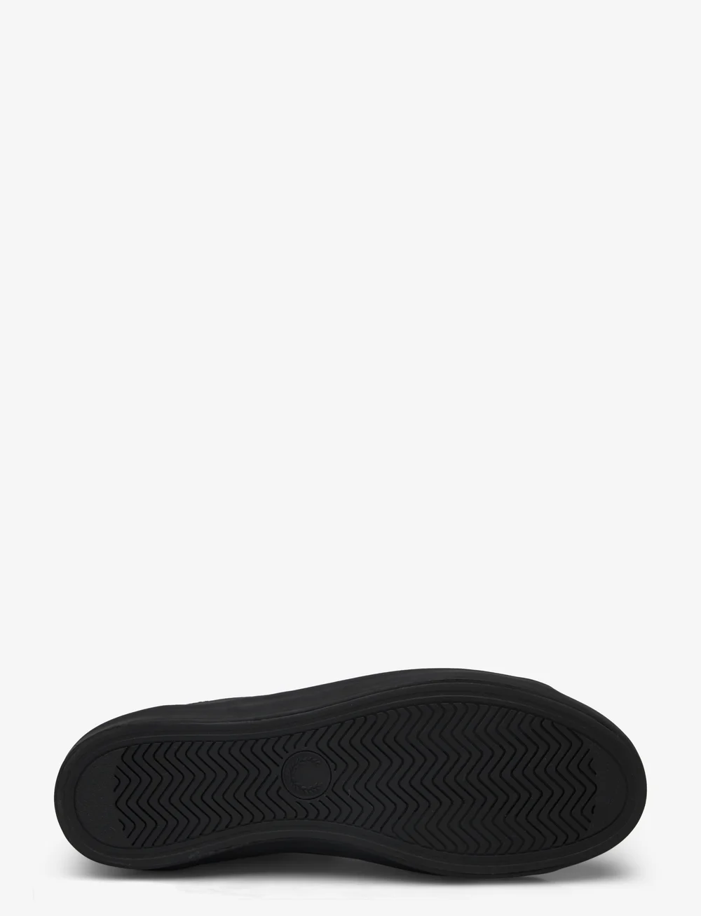Fred Perry - BASELINE LEATHER - niedriger schnitt - black/laurel w green - 4