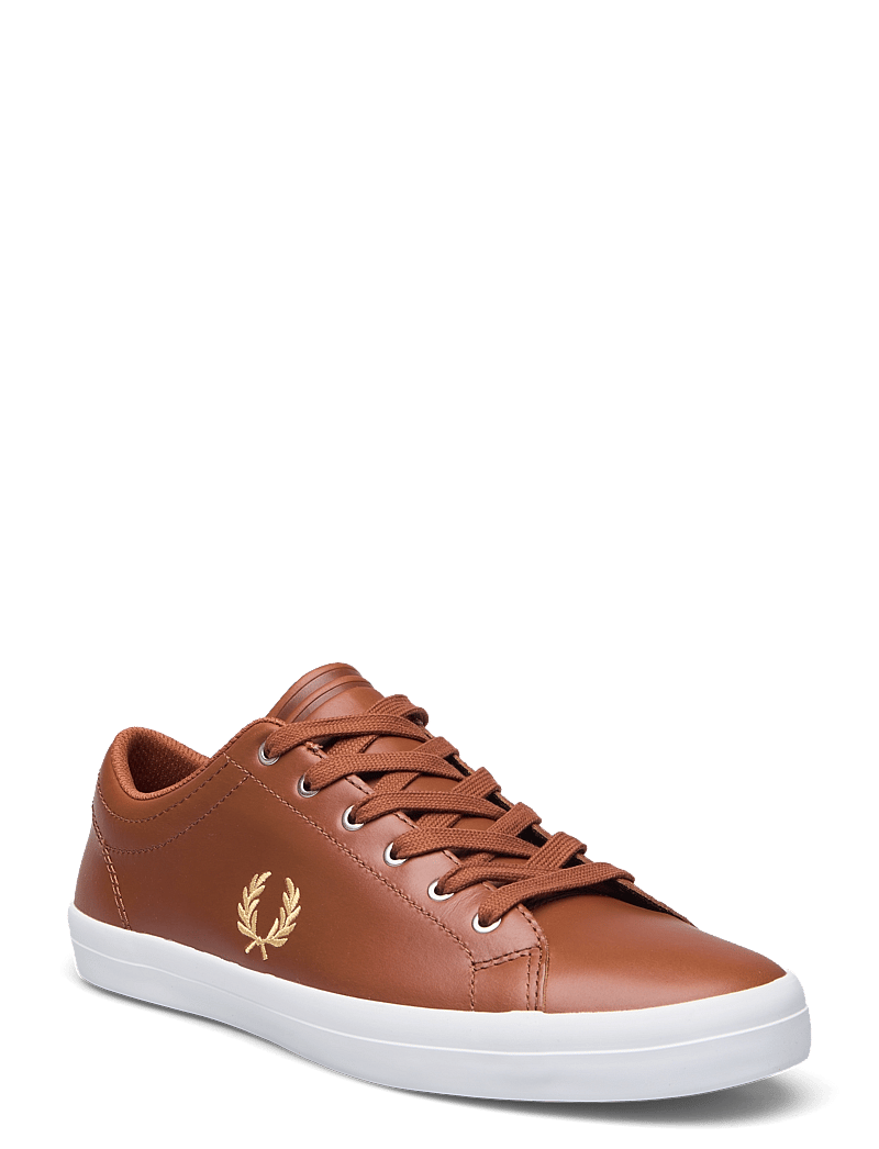 Fred Perry - BASELINE LEATHER - låga sneakers - tan/champagne - 0