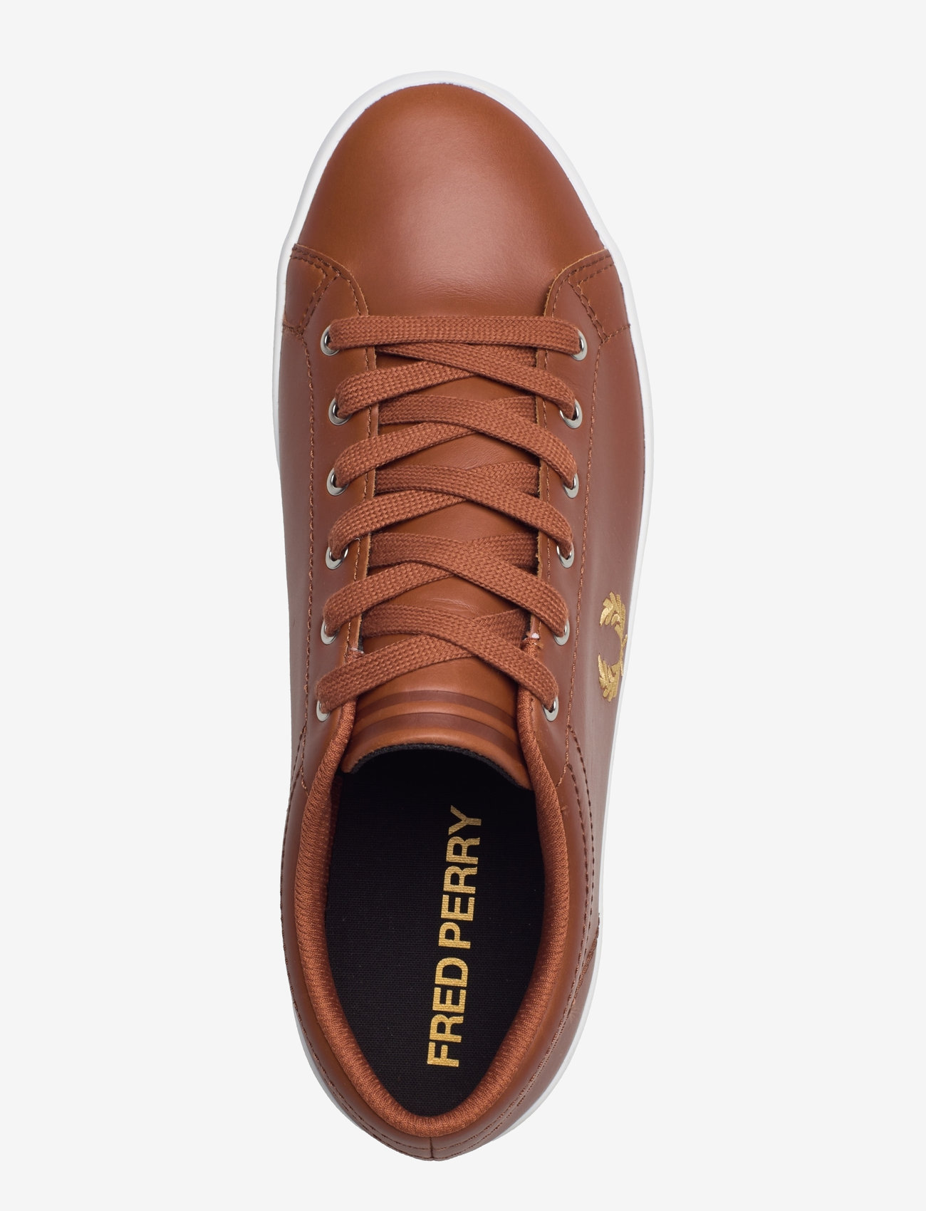 Fred Perry - BASELINE LEATHER - låga sneakers - tan/champagne - 3