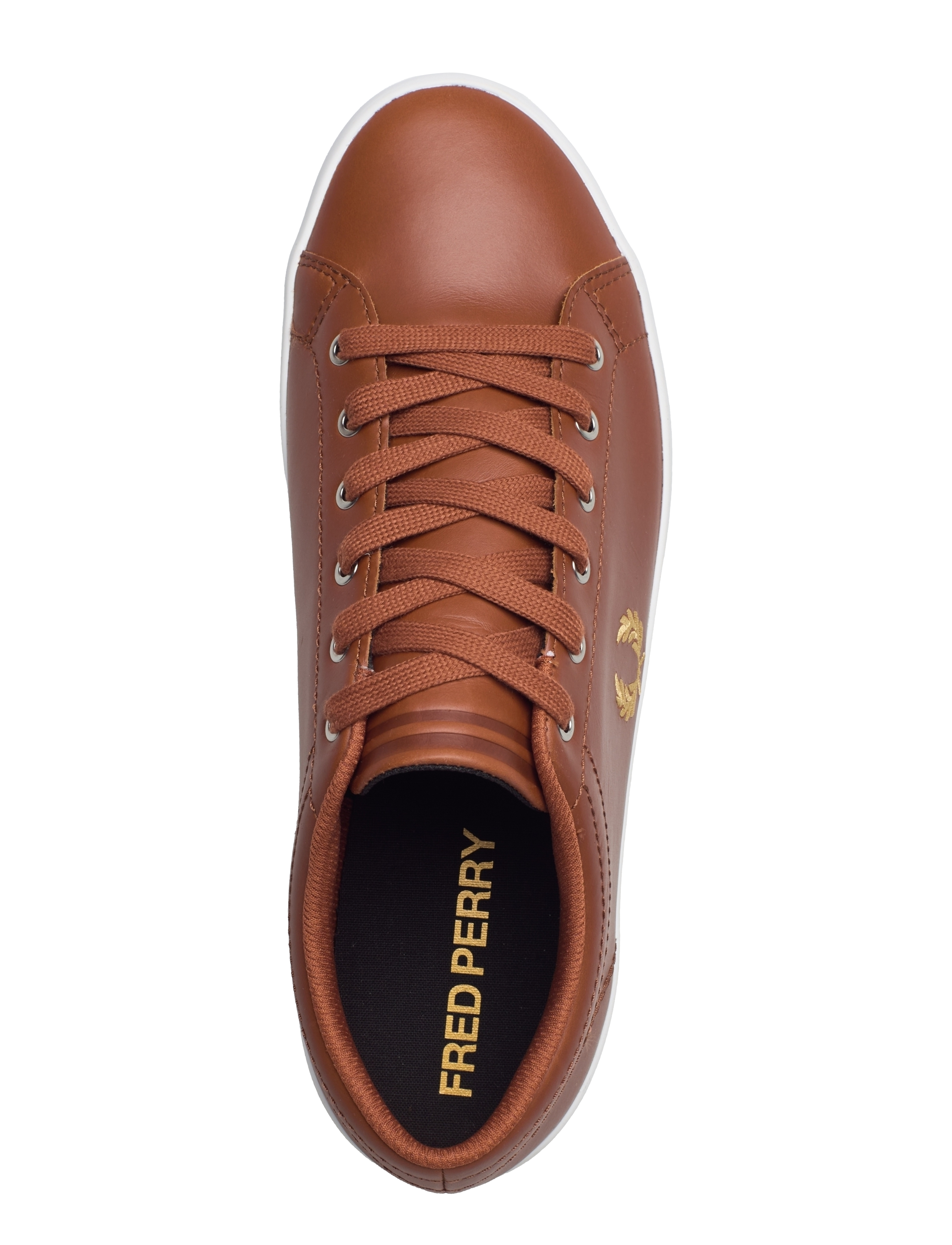 Fred Perry - BASELINE LEATHER - lave sneakers - tan/champagne - 3