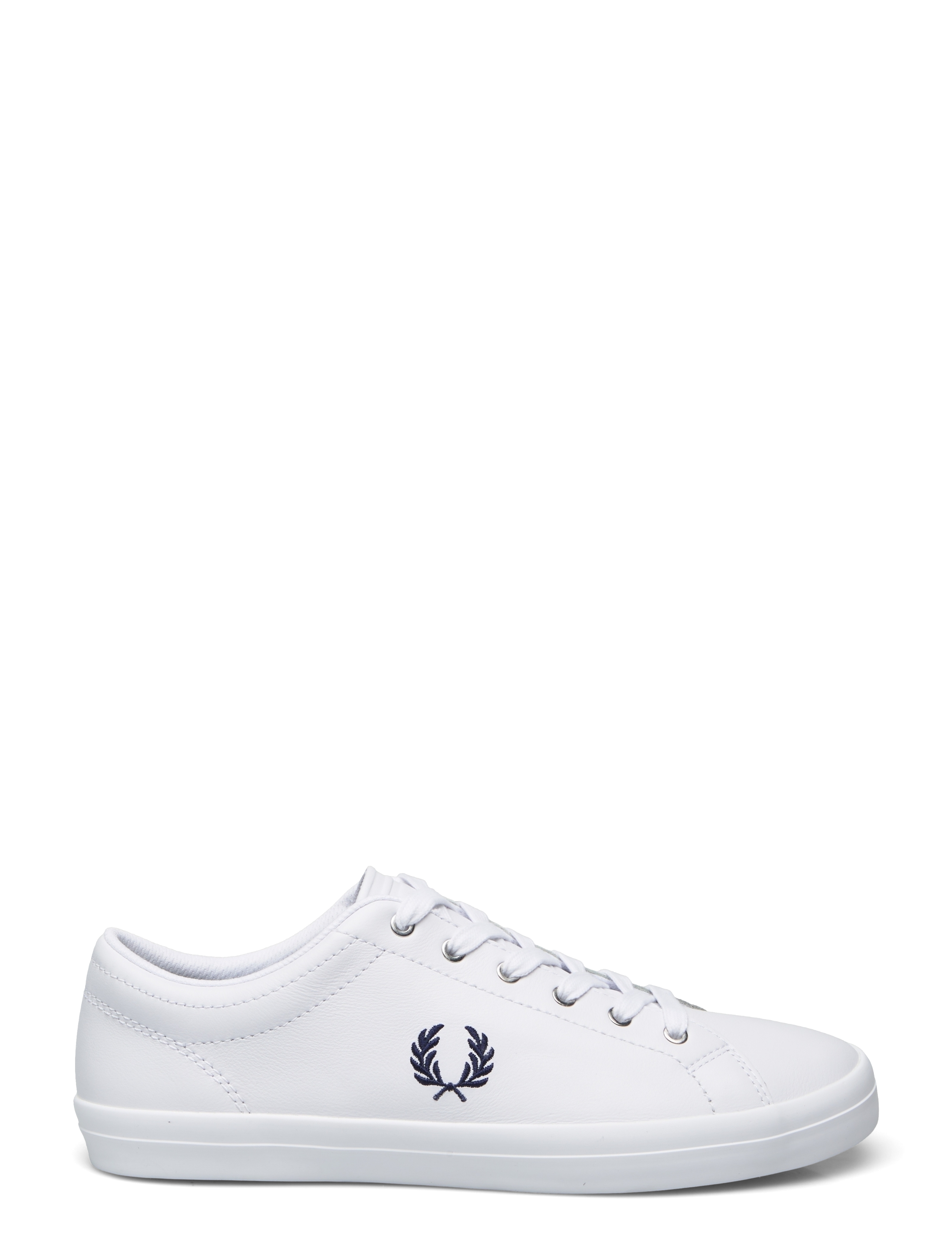 Fred Perry - BASELINE LEATHER - men - white/navy - 1