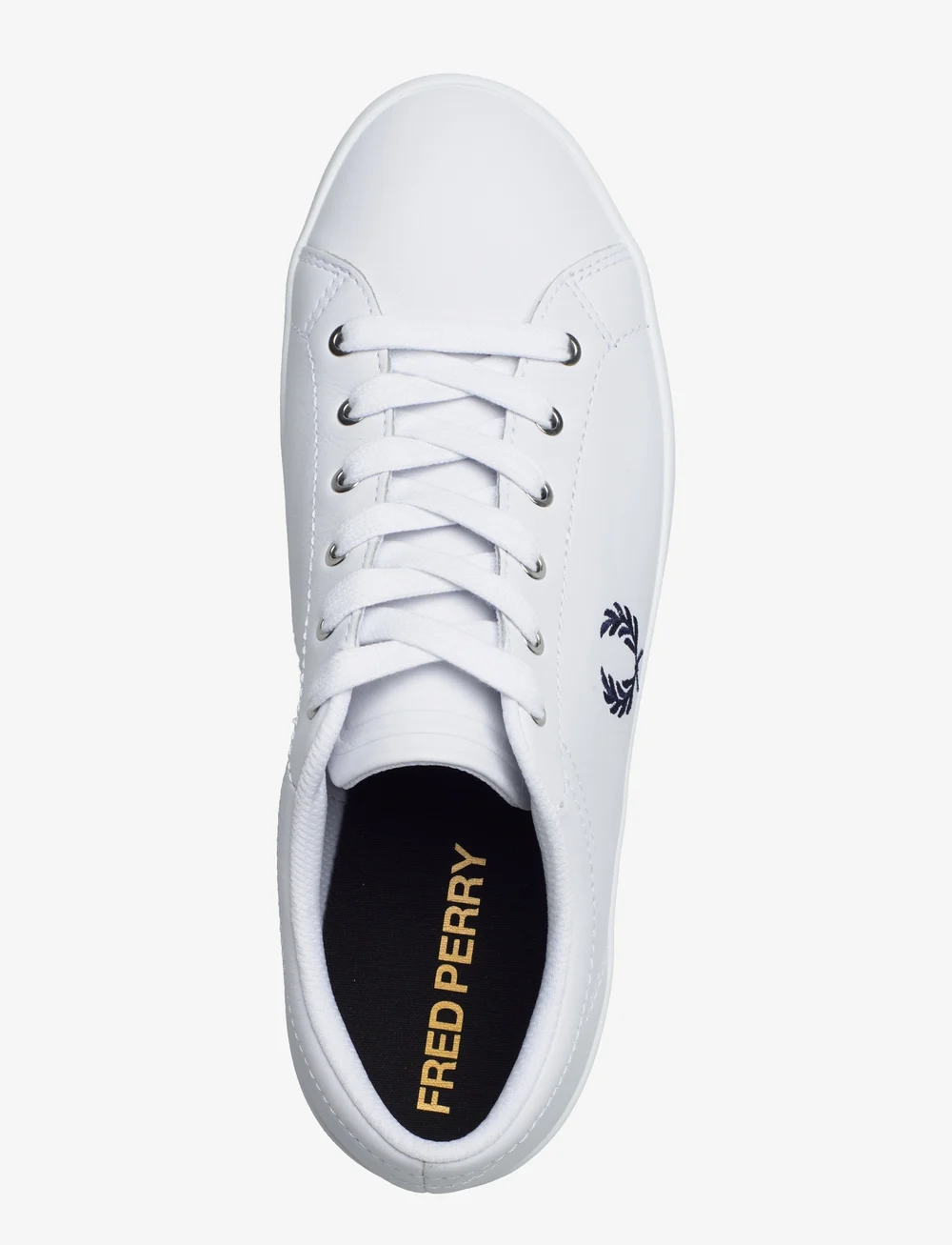 Fred Perry - BASELINE LEATHER - lave sneakers - white/navy - 3
