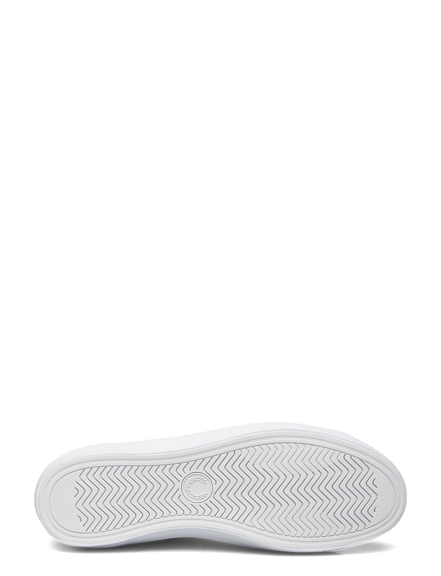 Fred Perry - BASELINE LEATHER - låga sneakers - white/navy - 4