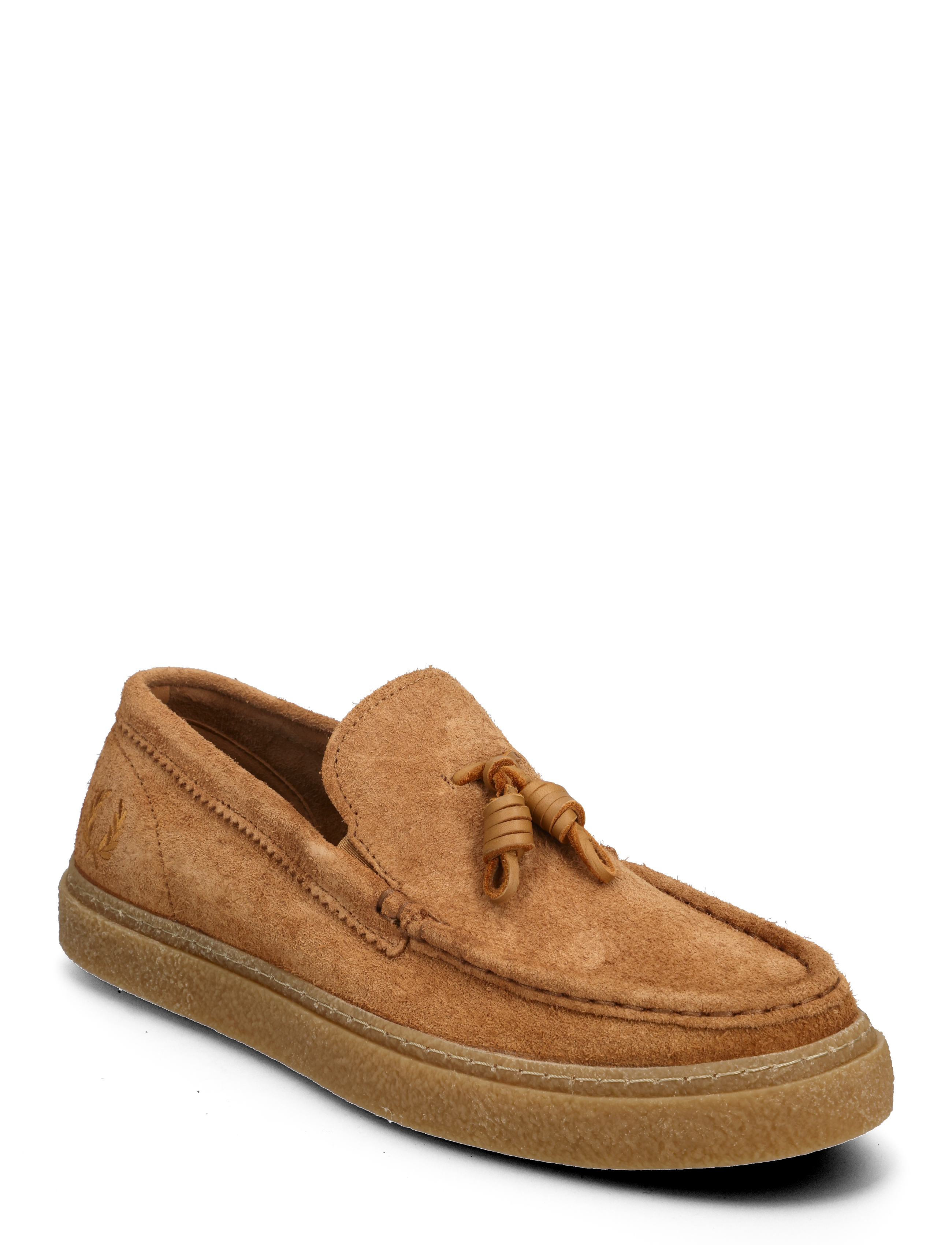DAWSON TASSEL LOAFER HAIRY SUE - DARK CARAMEL