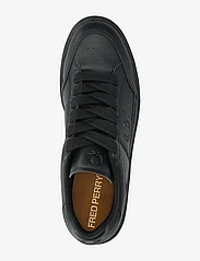 Fred Perry - B440 TEXTURED LEATHER - låga sneakers - black/anchorgrey - 3