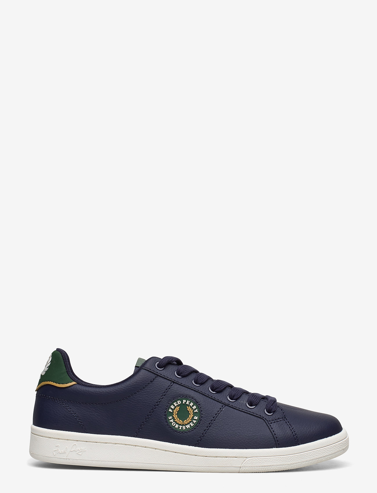 Fred Perry - B721 LTHR / BADGE - carbon blue - 1