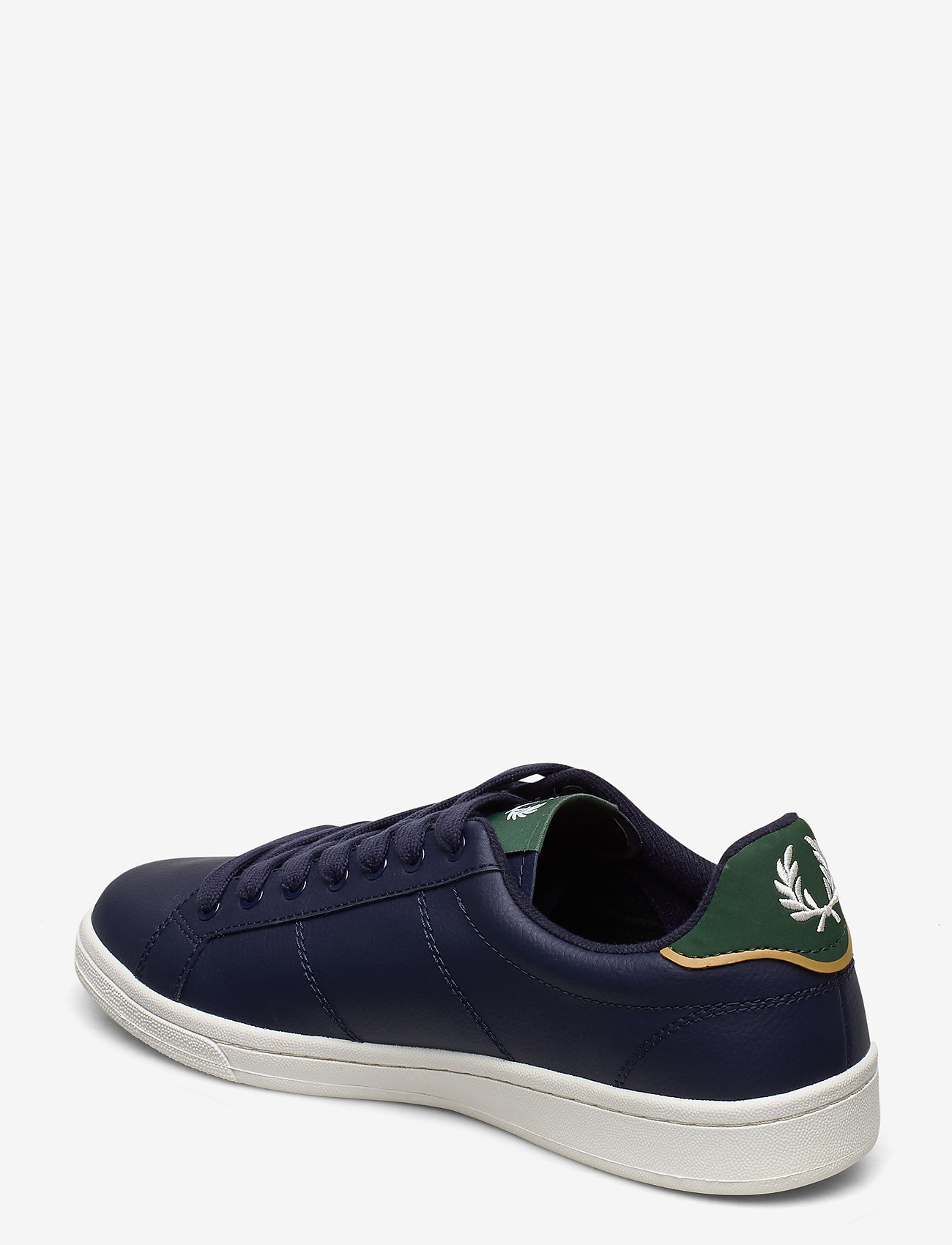 Fred Perry - B721 LTHR / BADGE - carbon blue - 2