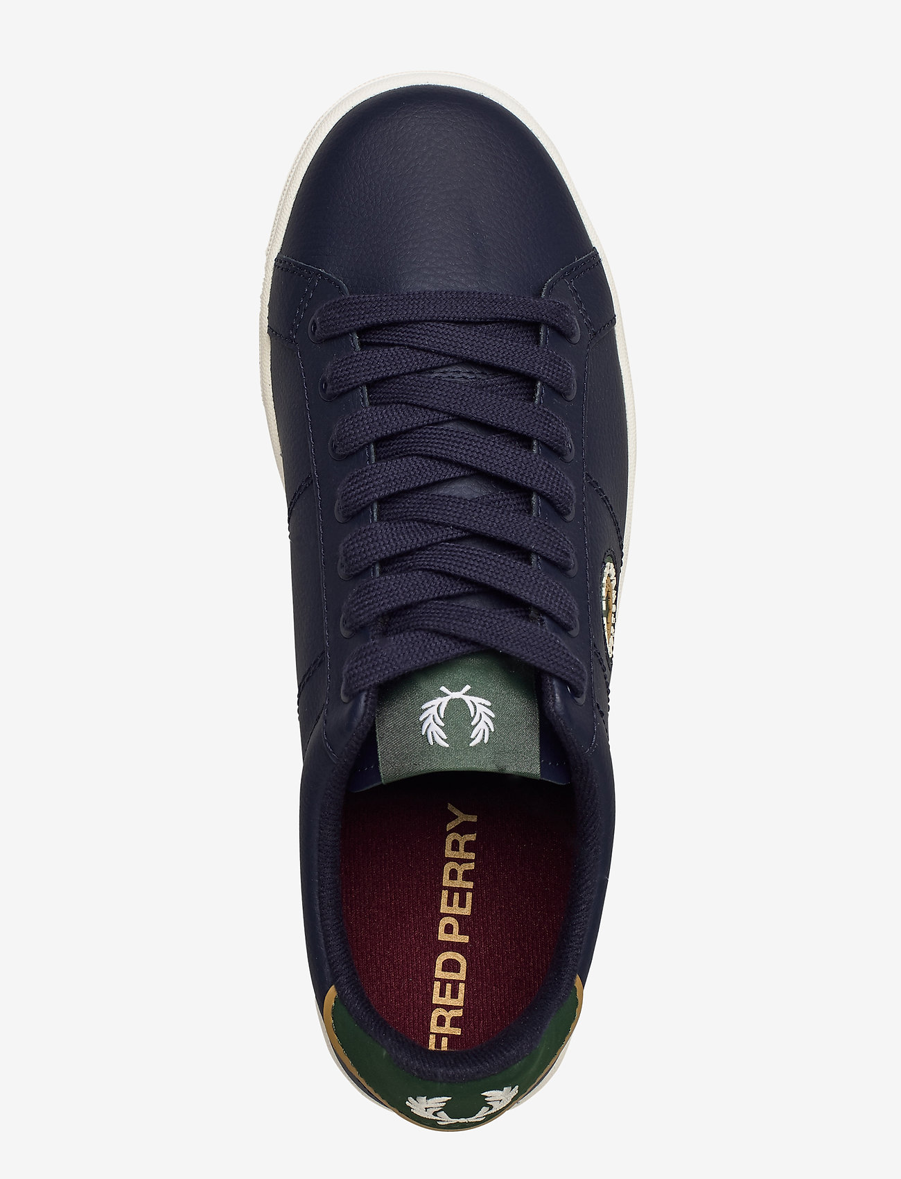Fred Perry - B721 LTHR / BADGE - carbon blue - 3