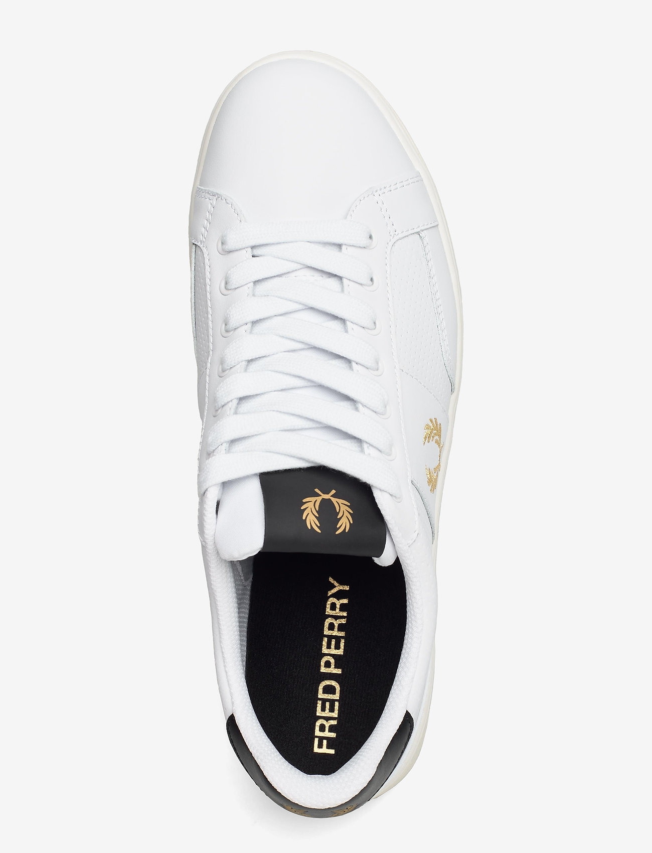 Fred Perry - B200 PERF LEATHER - white - 3