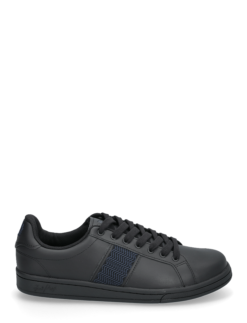 Fred Perry - B721 LTHR/TAPE DETAIL - madala säärega tossud - black - 1