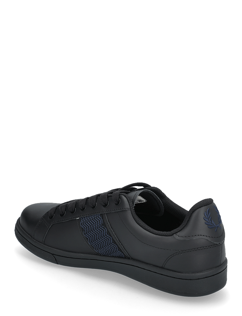 Fred Perry - B721 LTHR/TAPE DETAIL - madala säärega tossud - black - 2