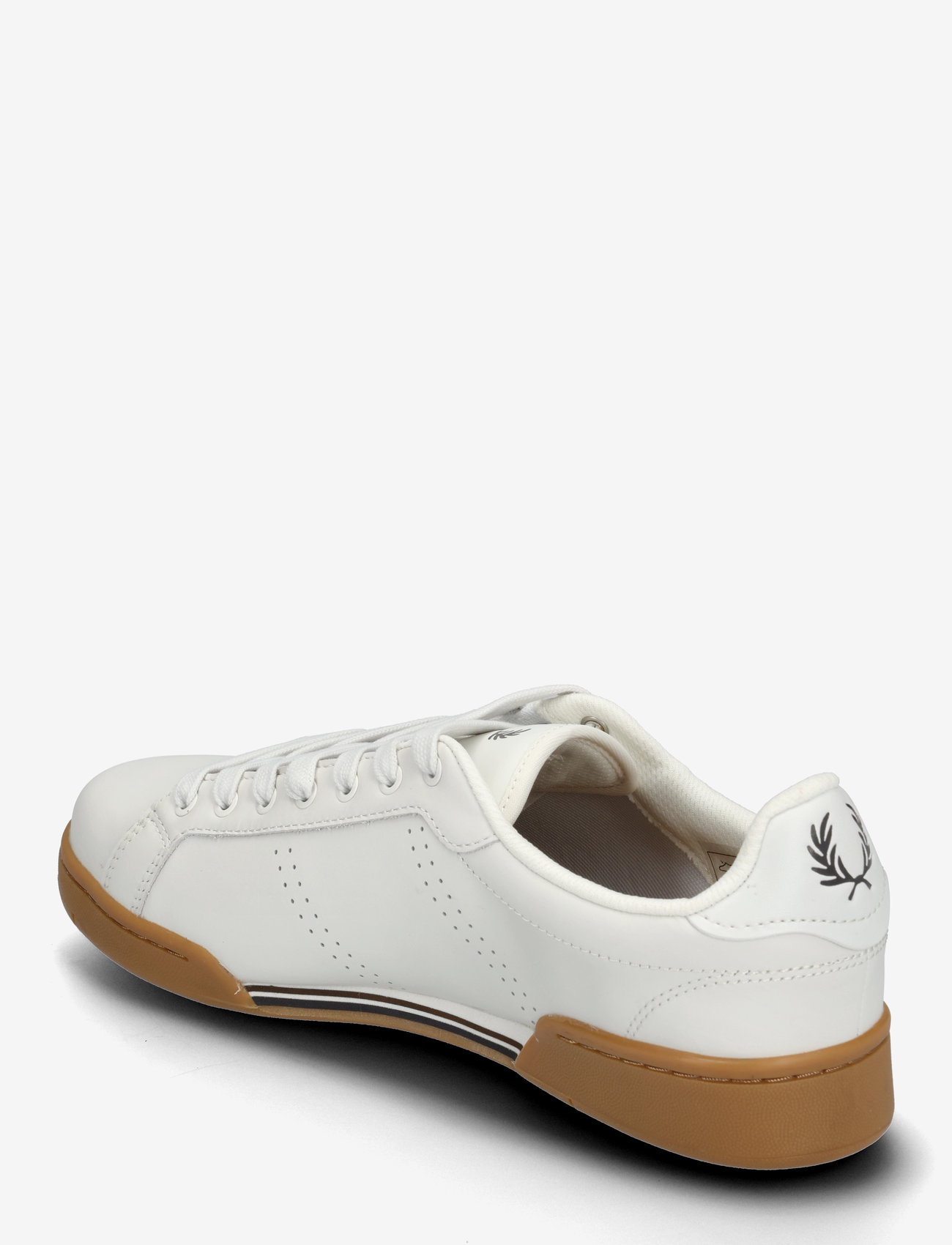 Fred Perry - B722 LTHR / BRANDED - niedriger schnitt - porc/brnt tobaco - 2
