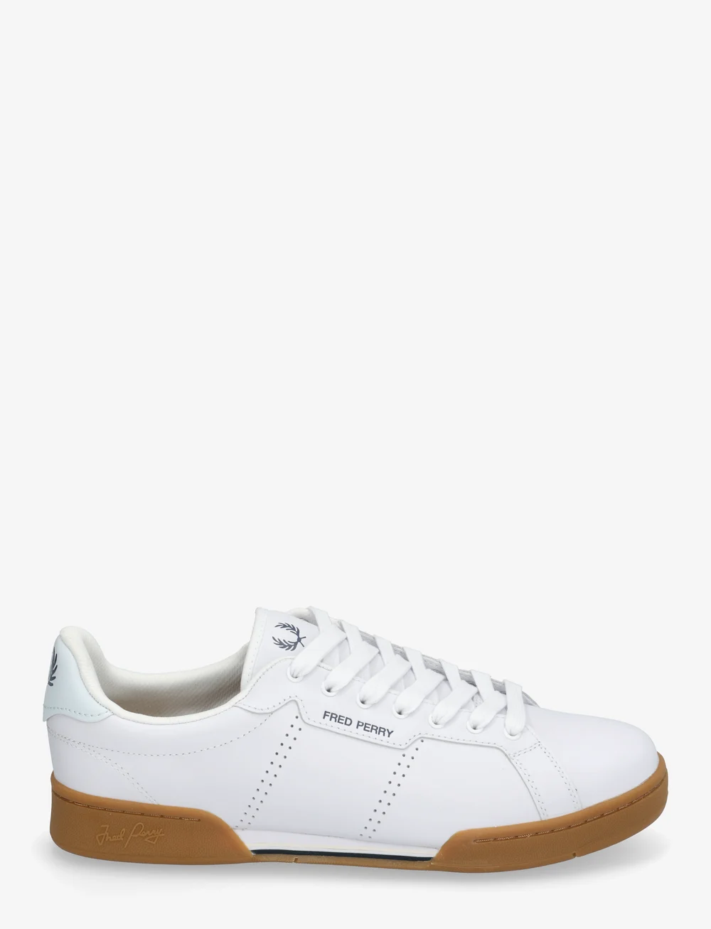 Fred Perry - B722 LTHR / BRANDED - niedriger schnitt - white - 1