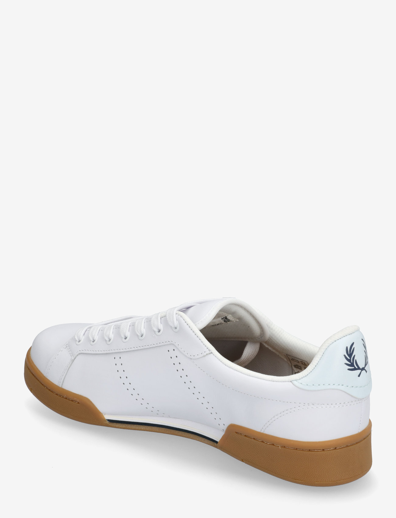 Fred Perry - B722 LTHR/BRANDED - lave sneakers - white - 2