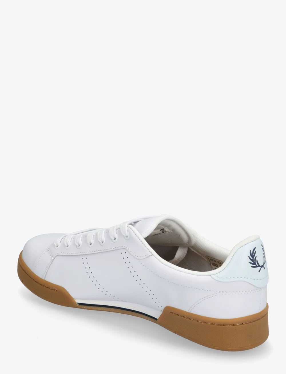 Fred Perry - B722 LTHR / BRANDED - niedriger schnitt - white - 2