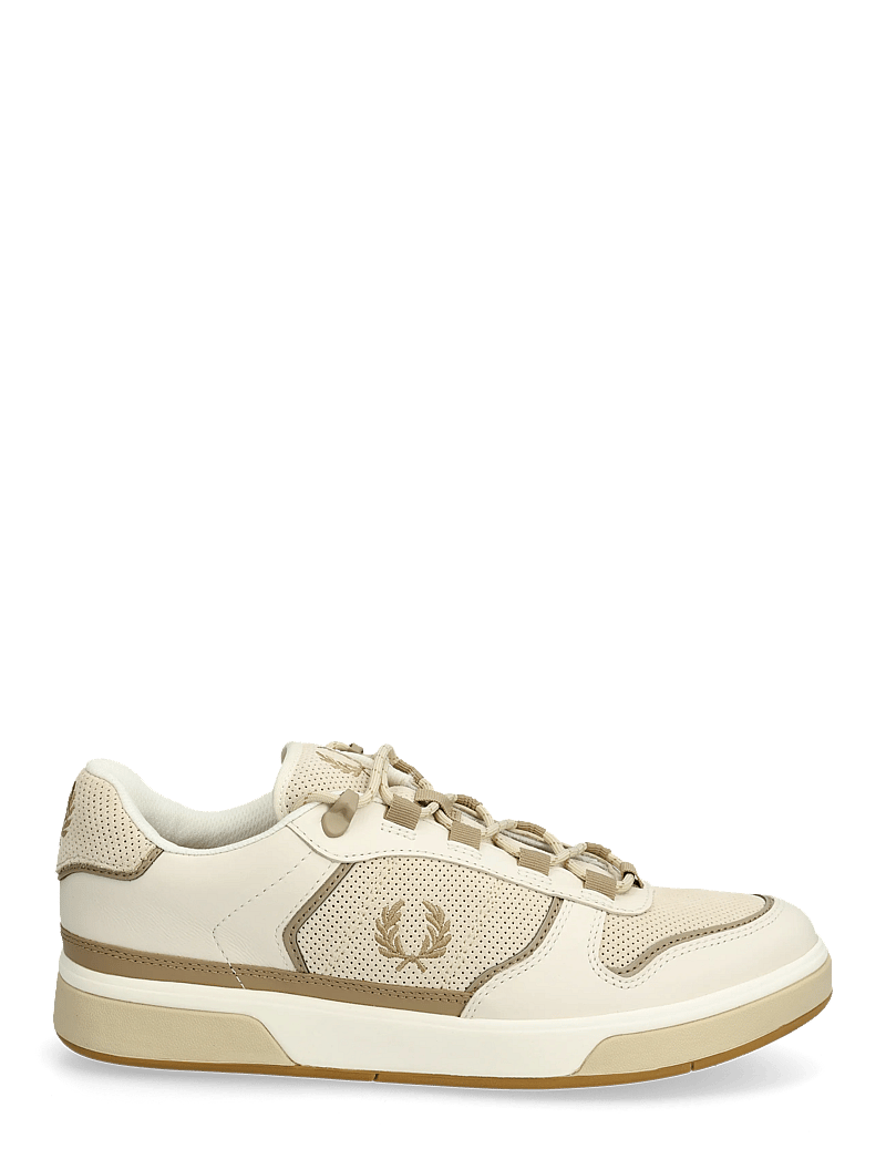 Fred Perry - B300 PERF SUEDE/LTHR - laisvalaikio batai žemu aulu - ecru/warm stone - 1