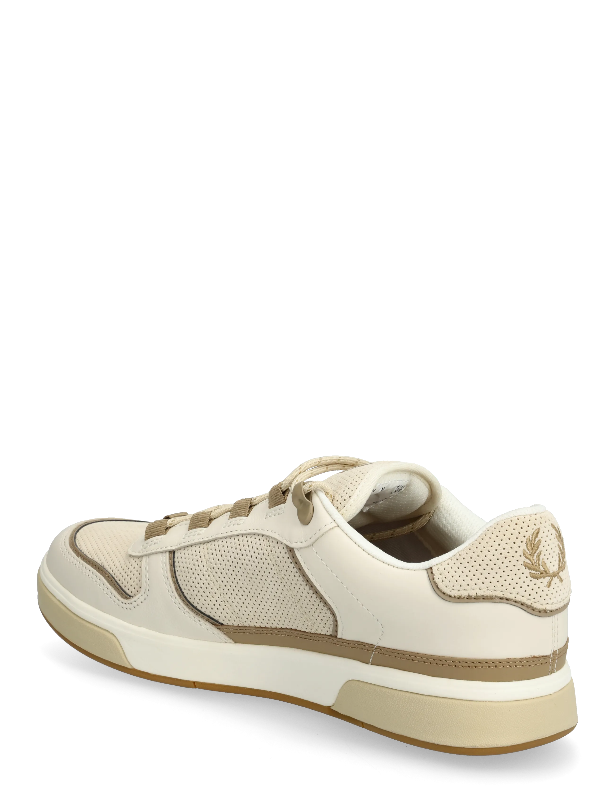 Fred Perry - B300 PERF SUEDE/LTHR - vyrams - ecru/warm stone - 2