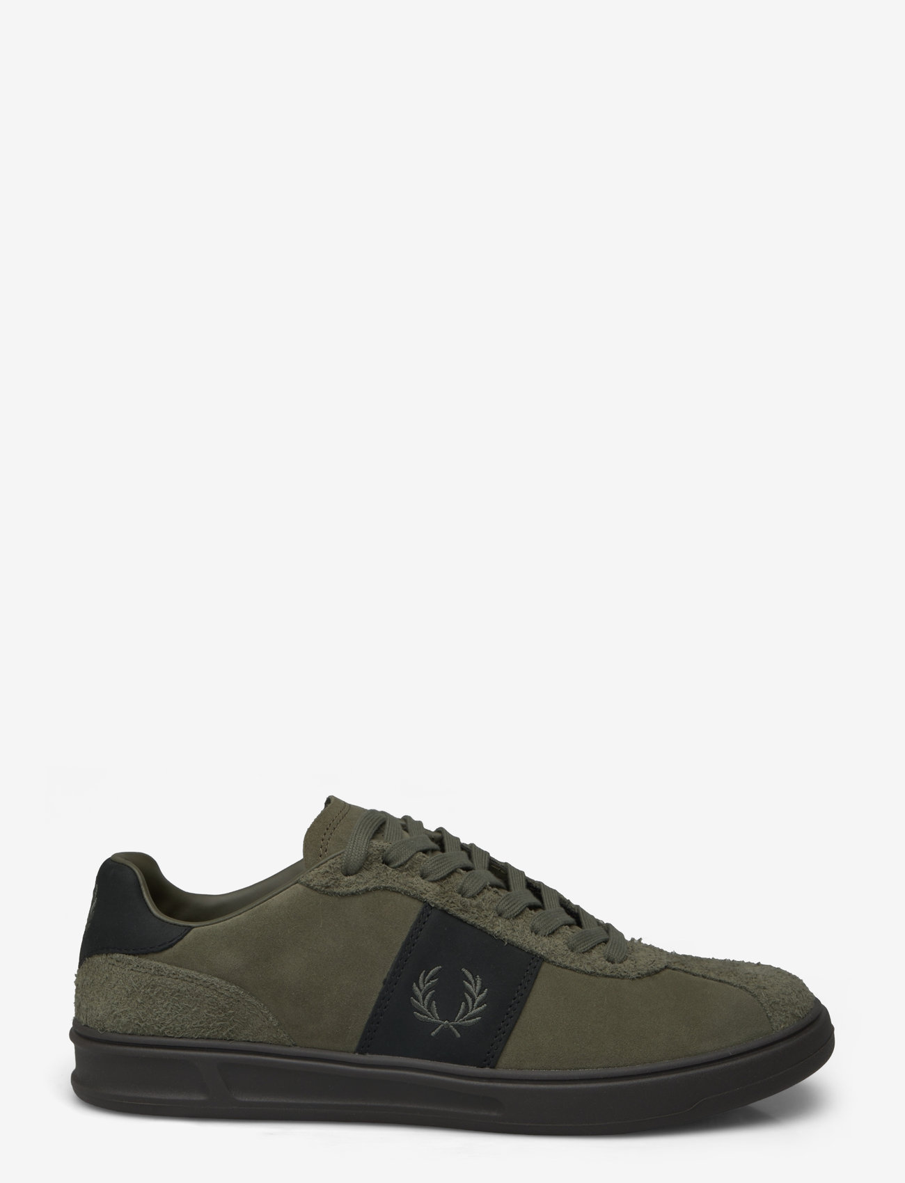 Fred Perry - B4 SUEDE - låga sneakers - laurel w green/limestone - 1