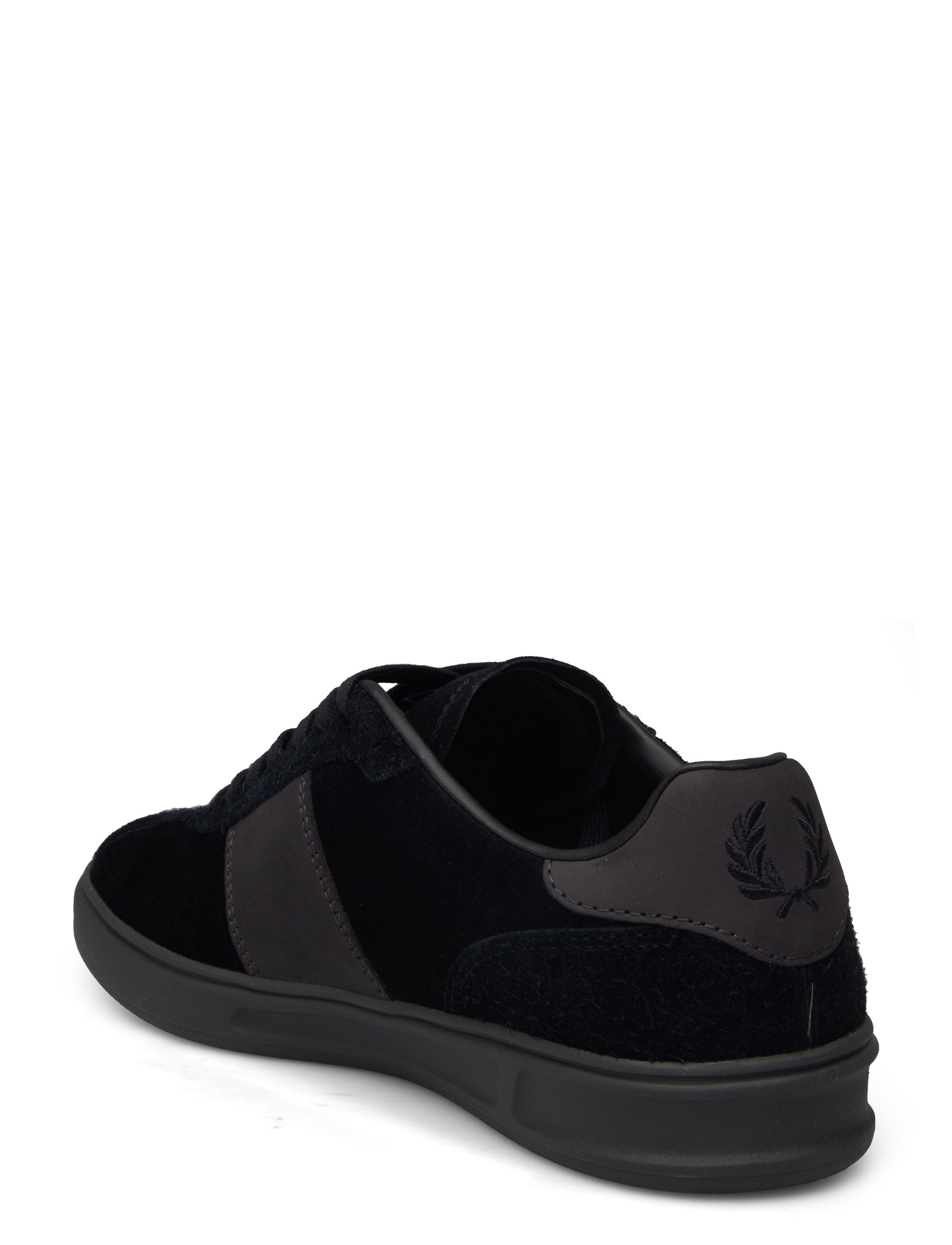 Fred Perry - B4 SUEDE - black / anchor grey - 2